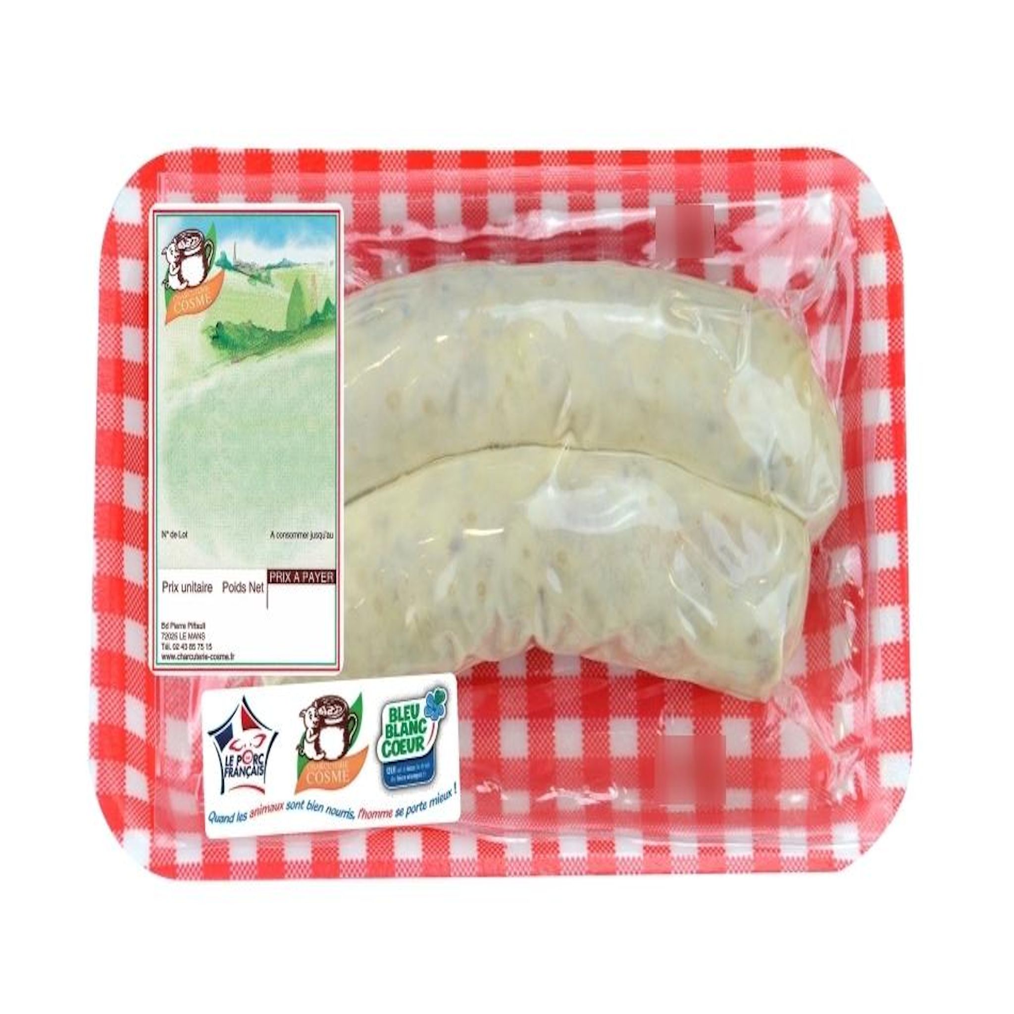 CHARCUTERIE COSME Andouillettes 2 pièces 220g