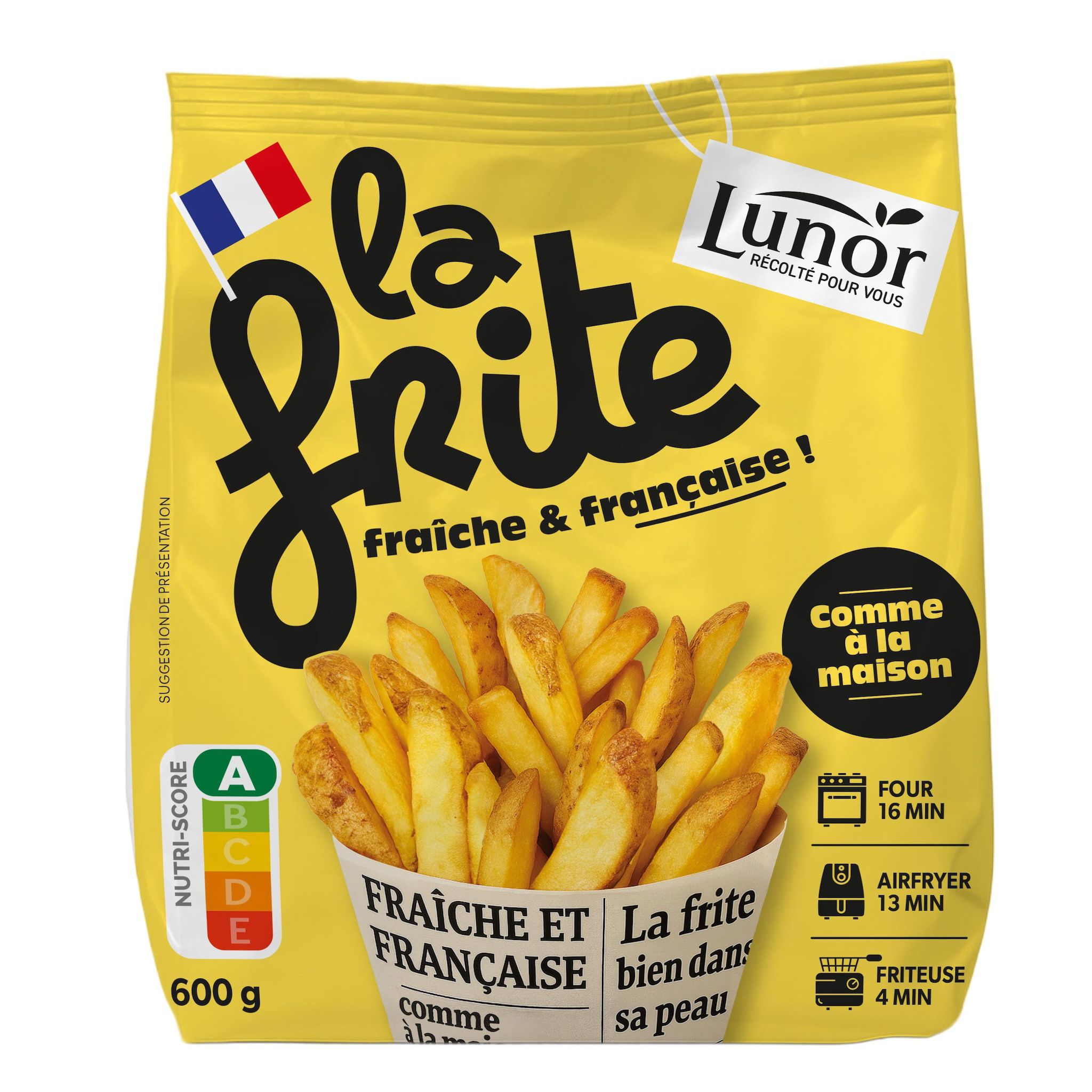 LUNOR La frite fraîche et française précuites 600g