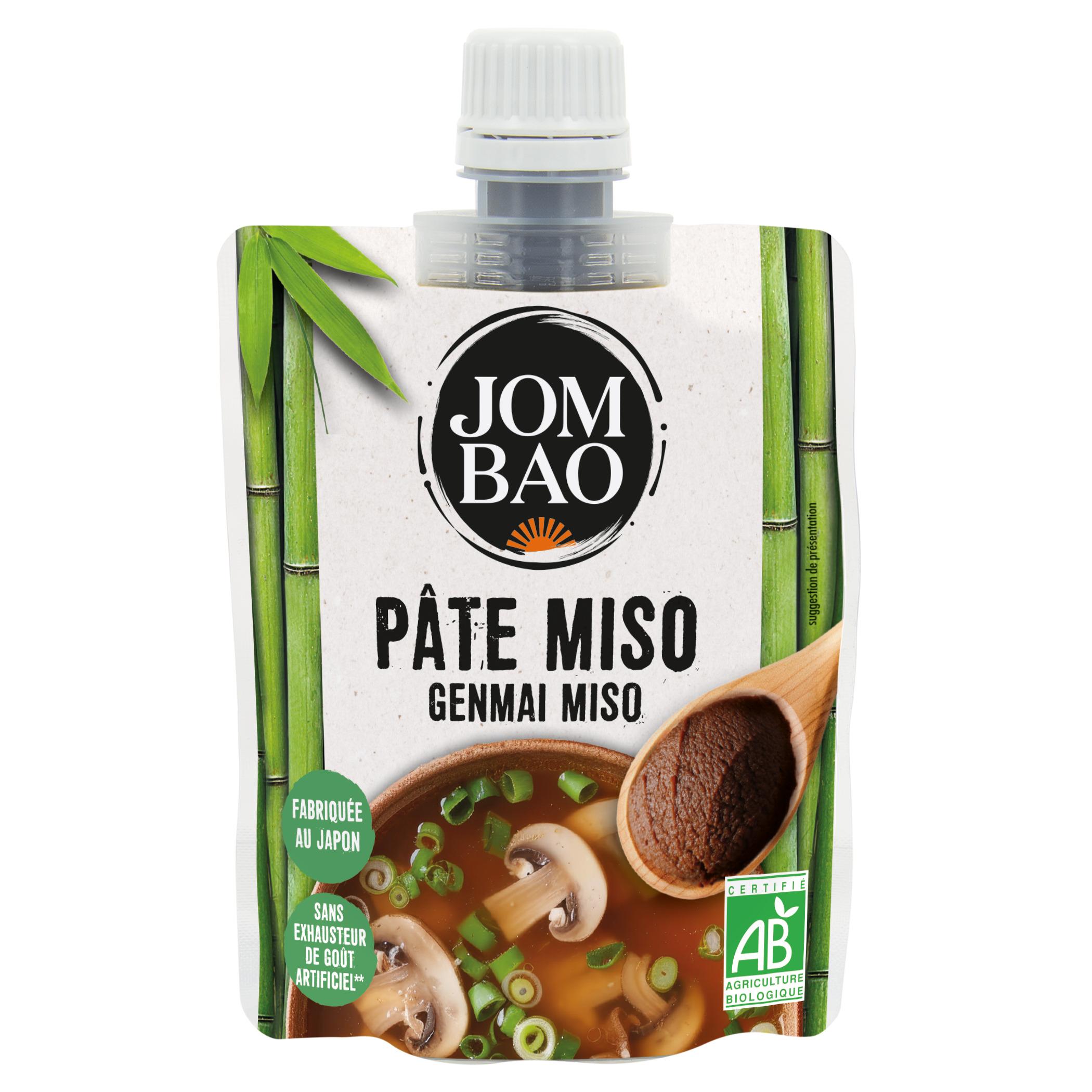 JOM BAO Bouillon pâte miso bio gourde fabriquée au japon 150g