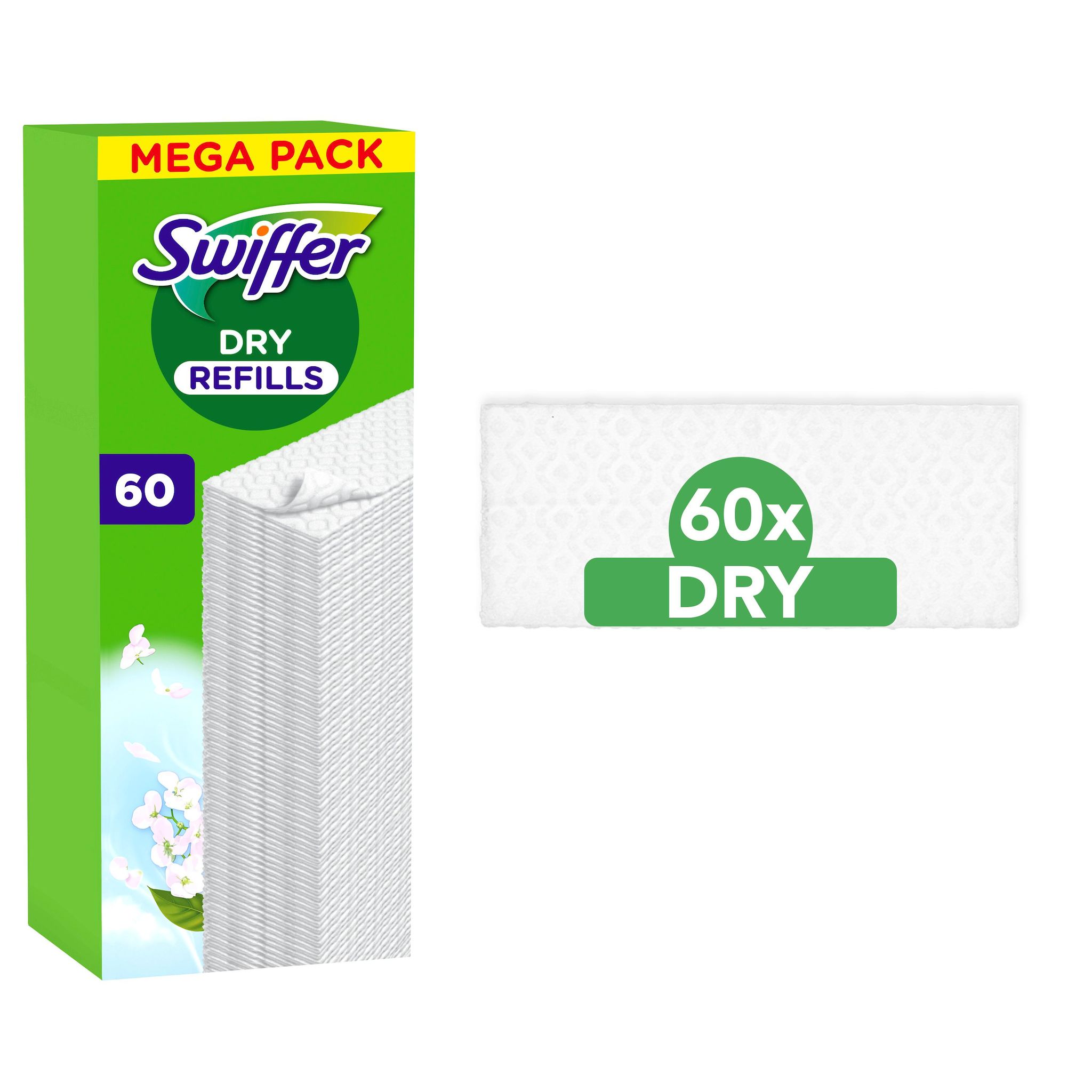 SWIFFER Balais système anti-poussière 60 pièces