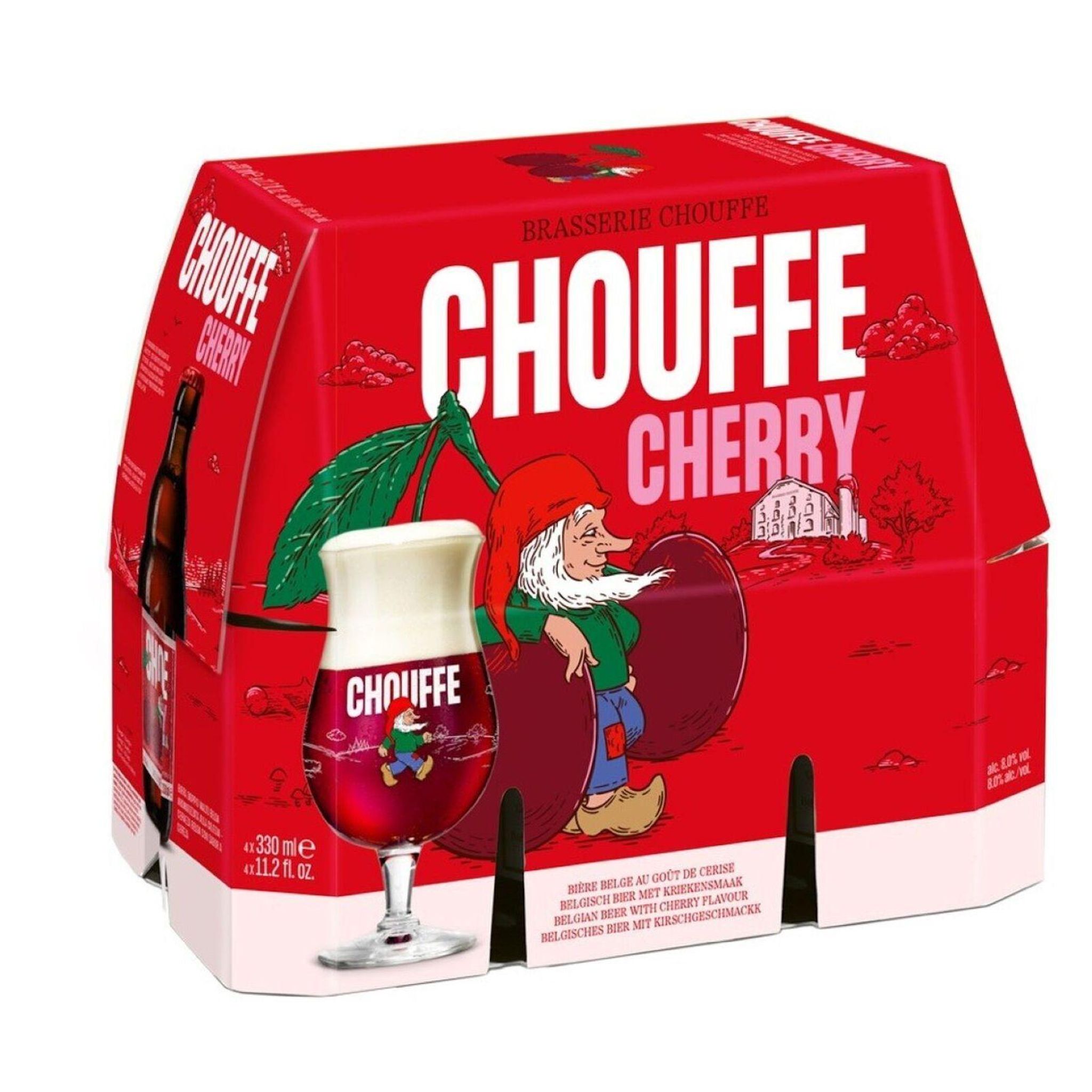 CHOUFFE Bière belge Cherry 8% 6x33cl