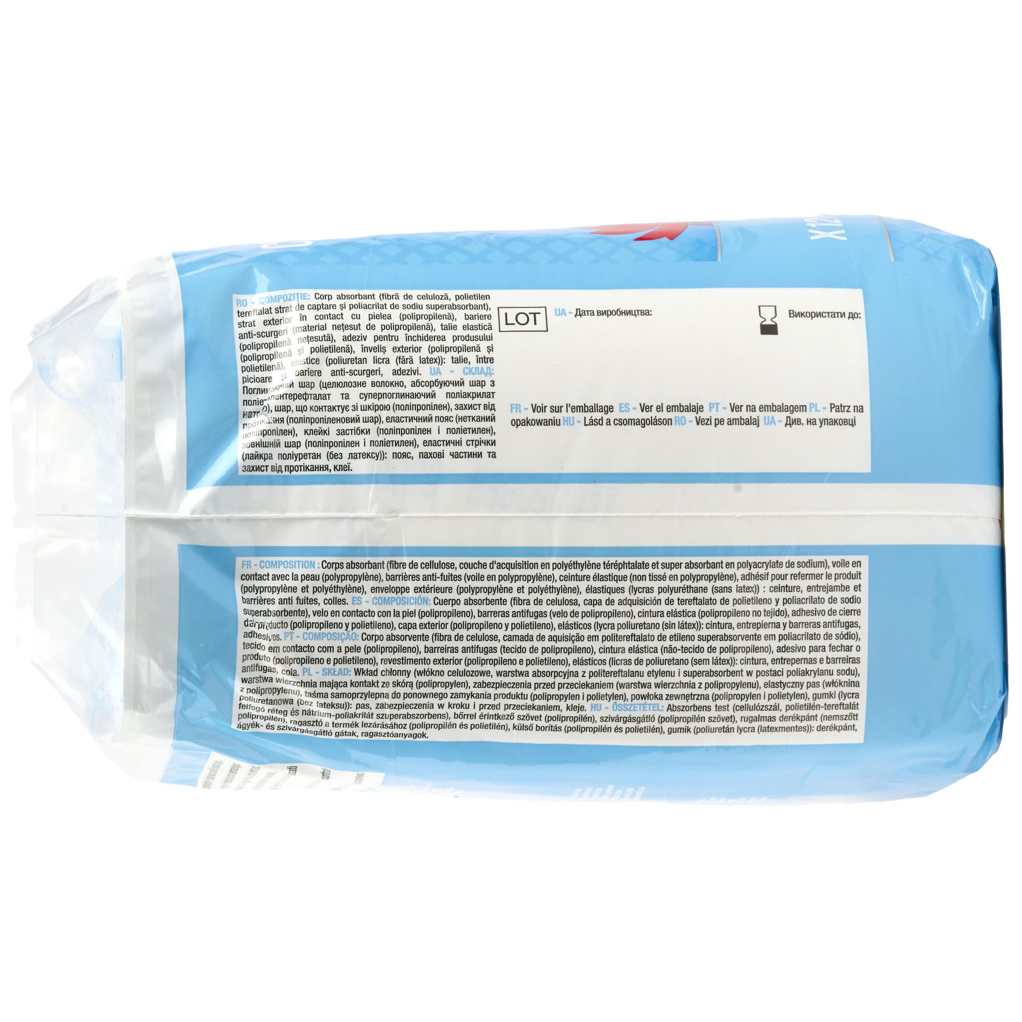 Voir la diapositive 4 : AUCHAN Culottes incontinence taille M 12 pièces