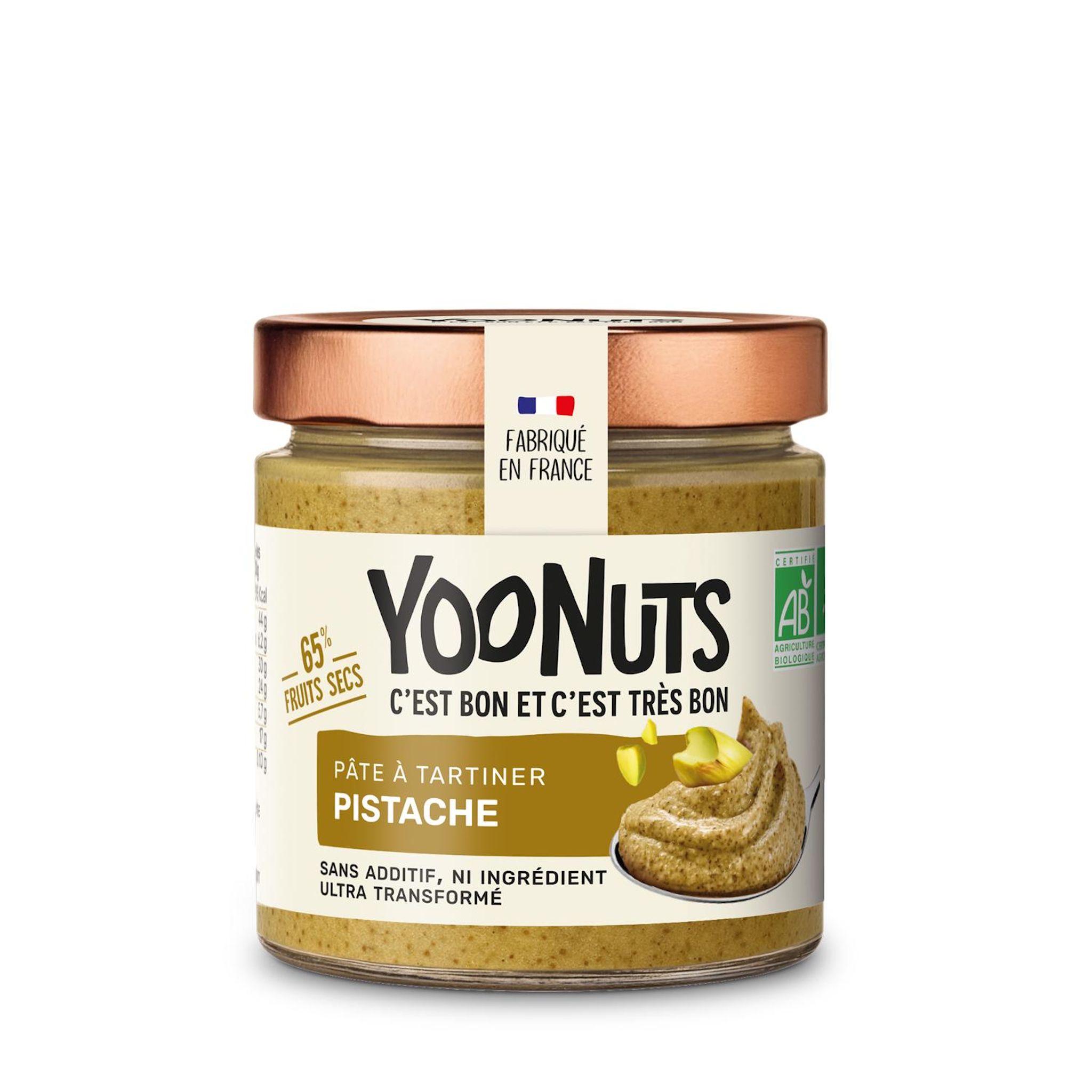 YOONUTS Pâte à tartiner à la pistache bio 200g