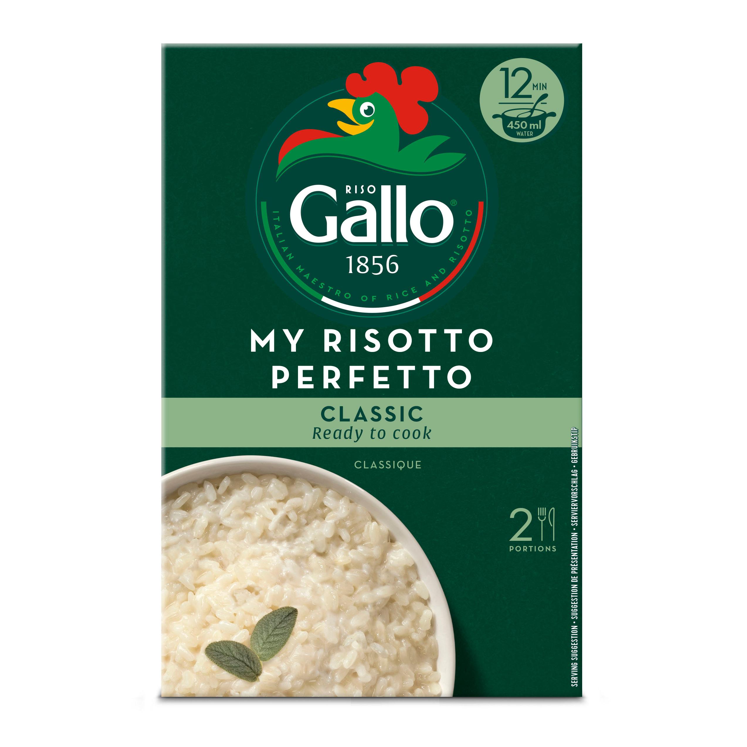 RISO GALLO My risotto perfetto classic prêt à cuire 2 portions 175g
