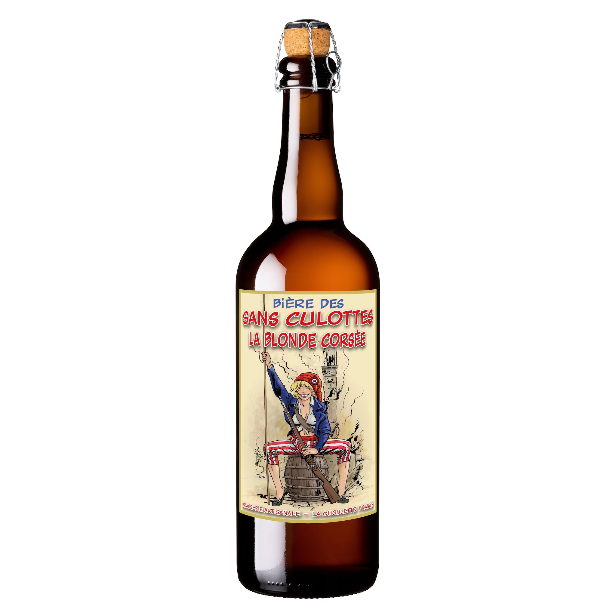 LA CHOULETTE Sans-Culottes bière blonde corsée 8.5% 75cl