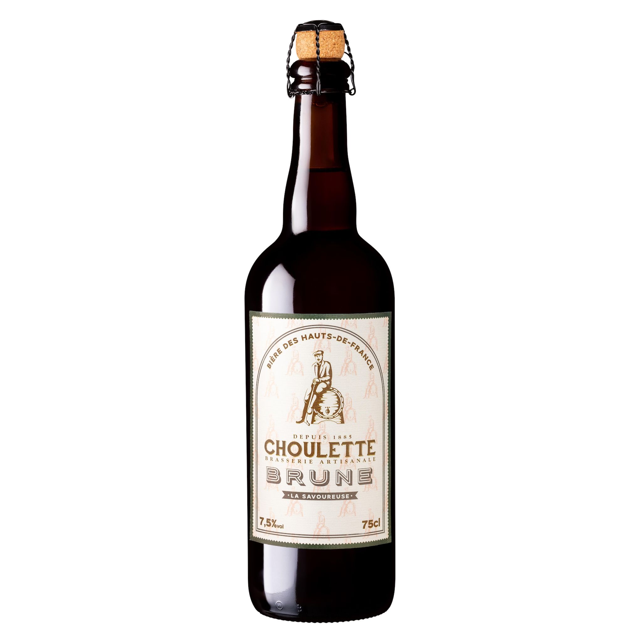 LA CHOULETTE Bière brune 7.5% 75cl