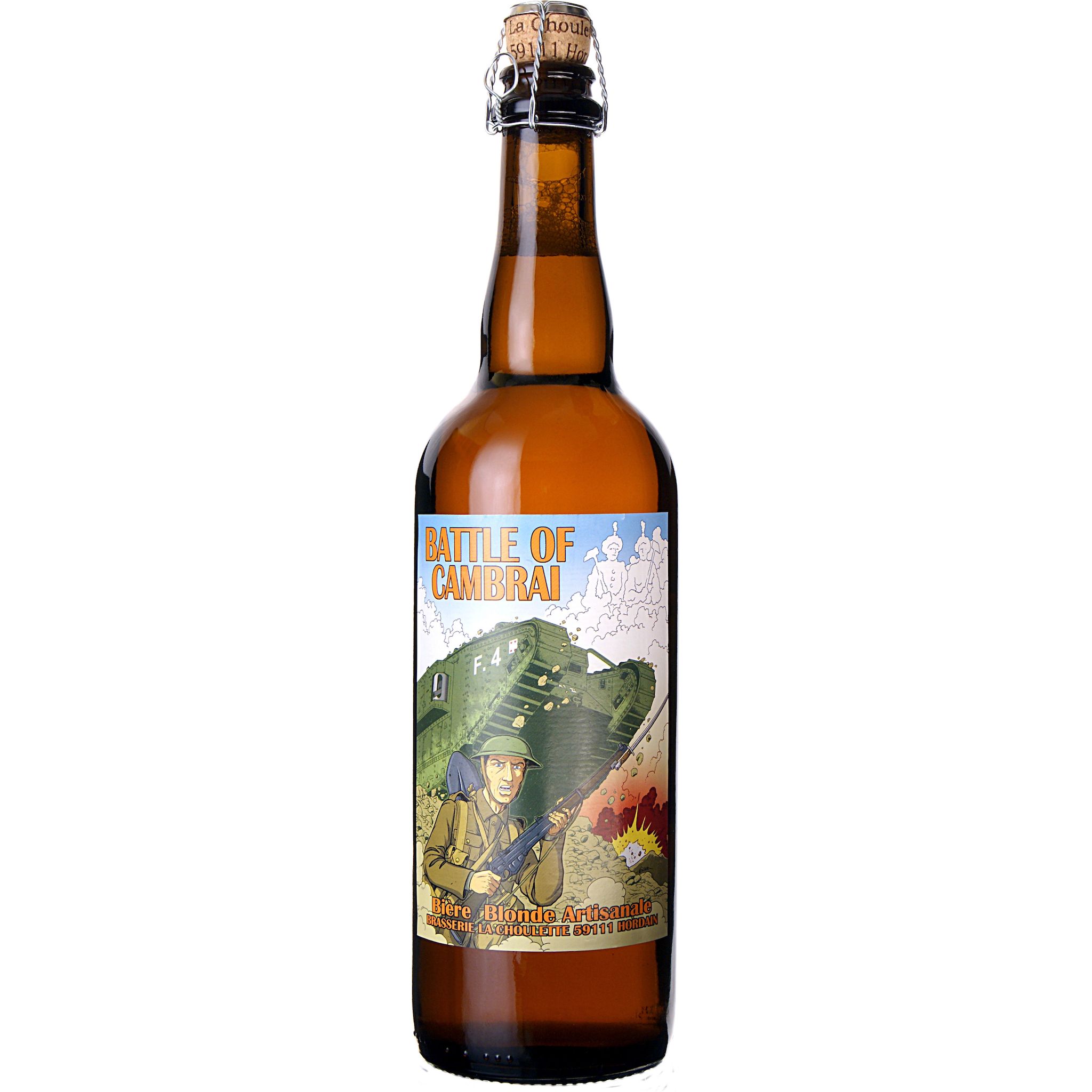 LA CHOULETTE Battle of Cambrai Bière blonde 6% 75cl