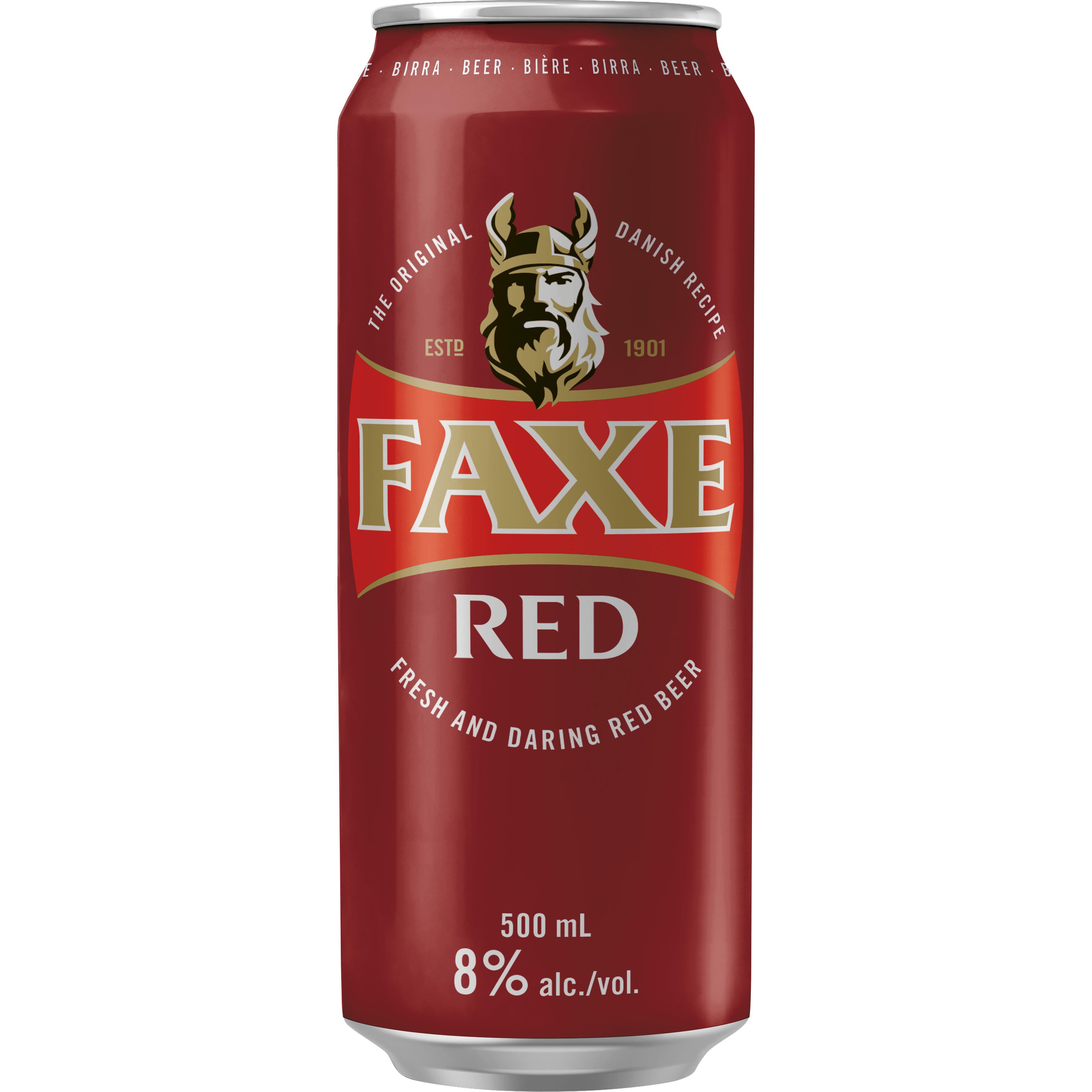 FAXE Bière rousse 8% boîte 50cl