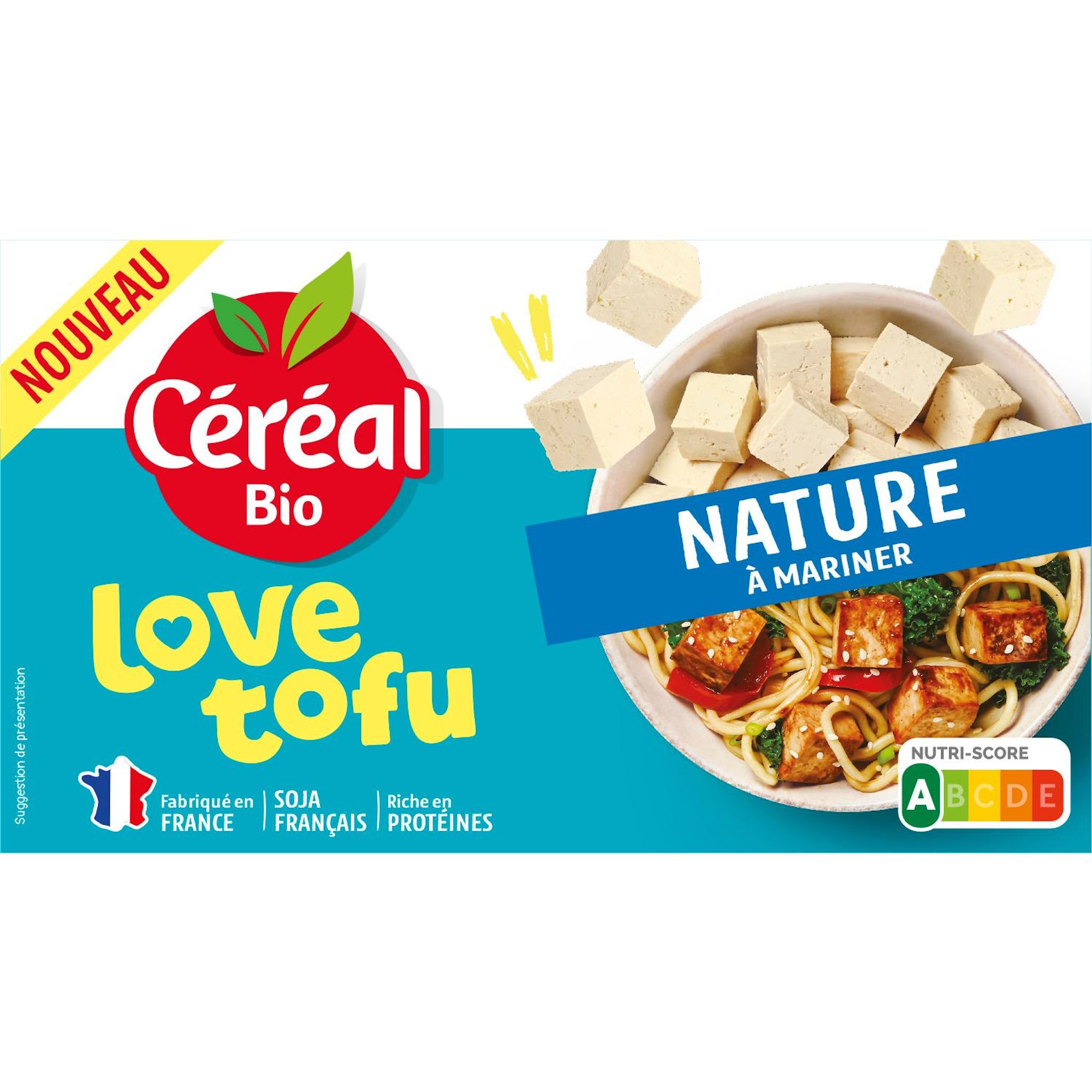 CÉRÉAL BIO Tofu nature à mariner 250g