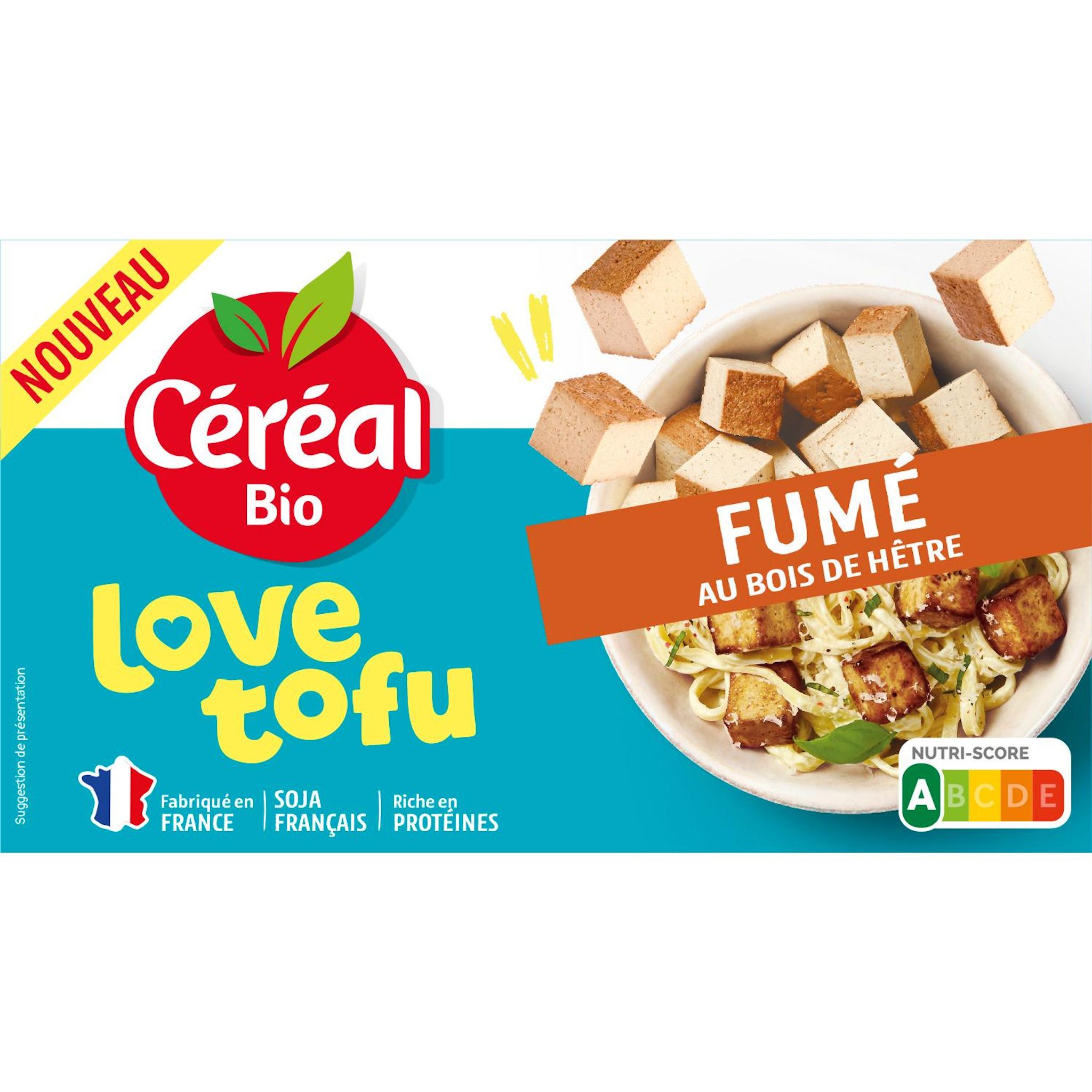 CÉRÉAL BIO Tofu fumé au bois de hêtre 200g
