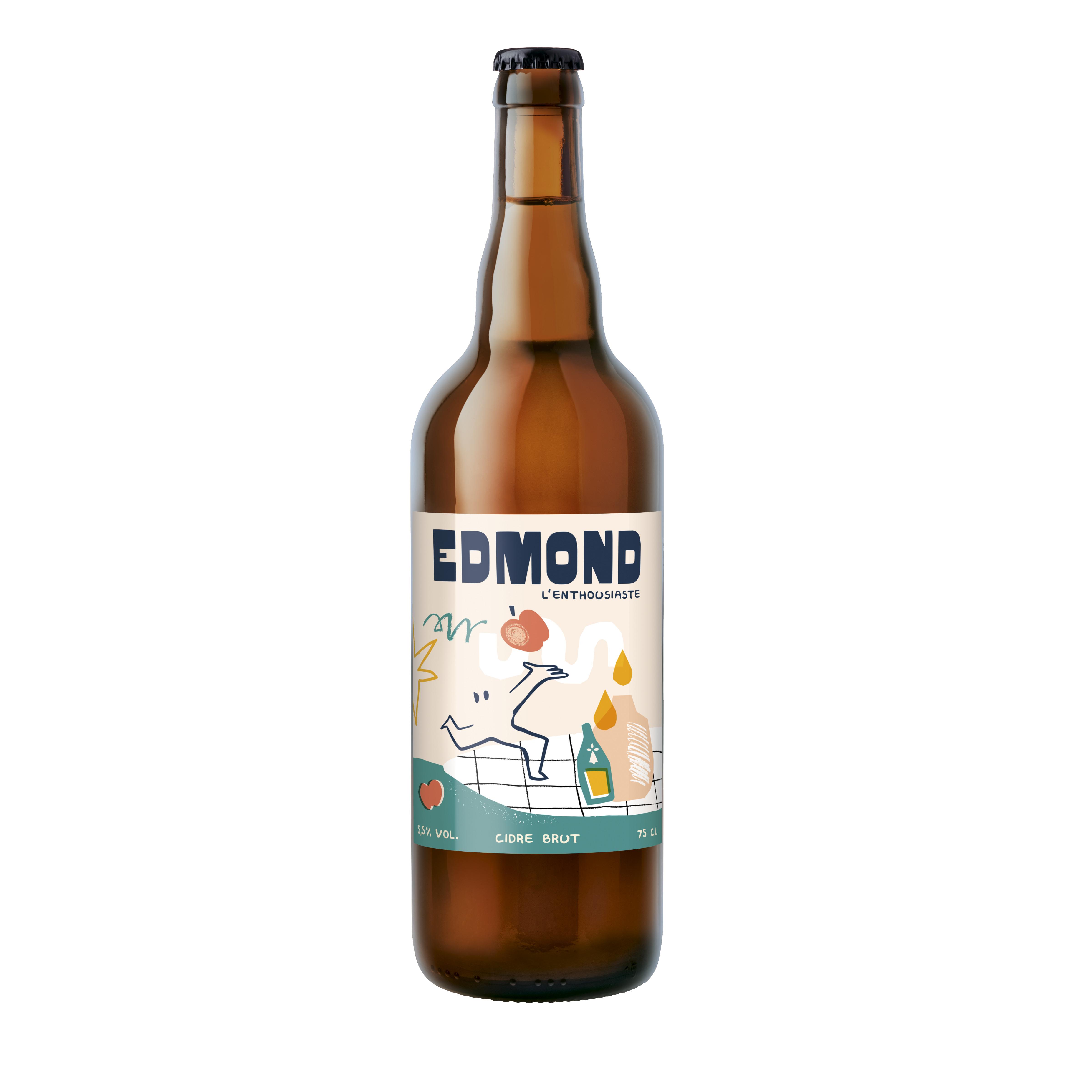 KERISAC Edmond l'enthousiaste Cidre brut 6% 75cl