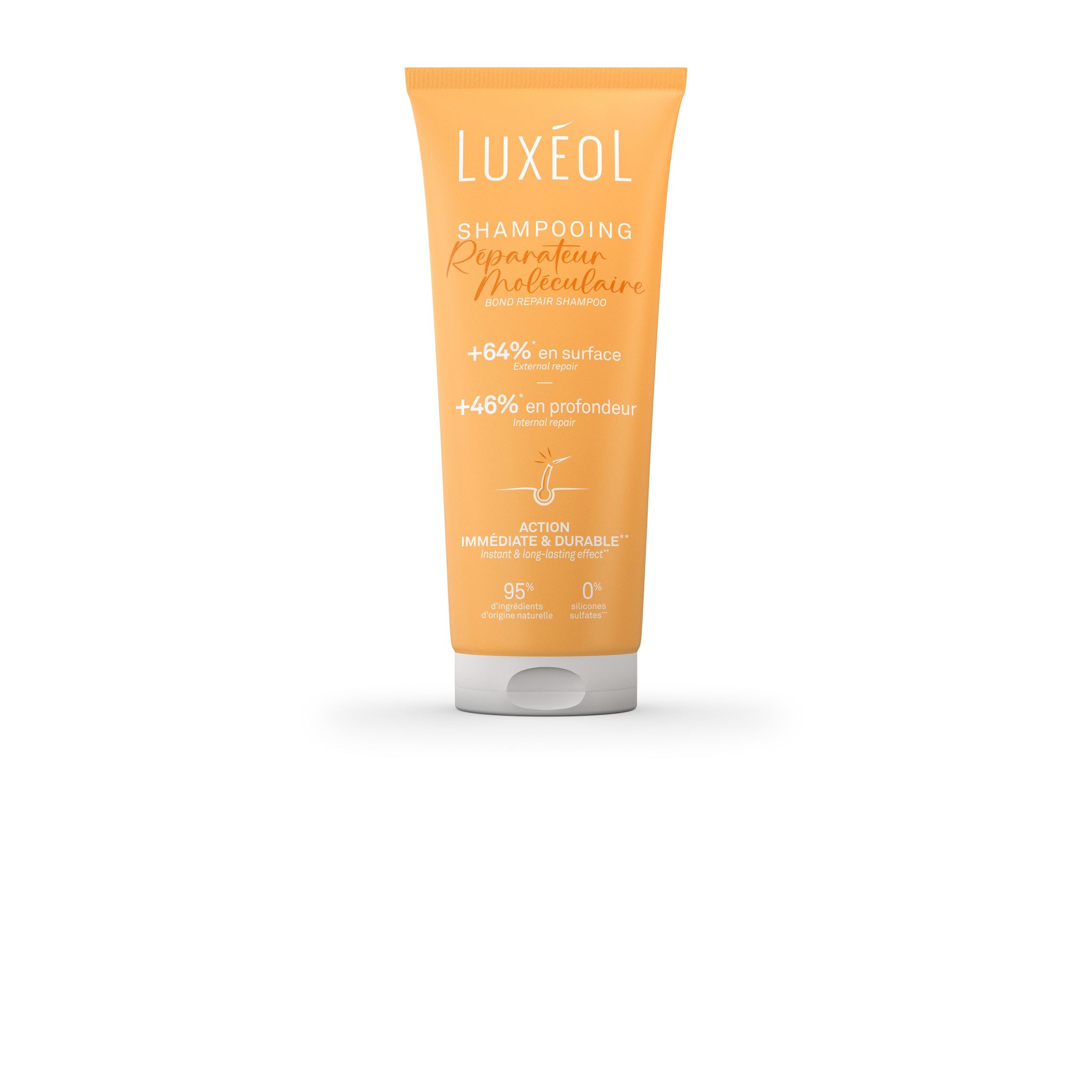 LUXÉOL Shampooing réparateur moléculaire 200ml