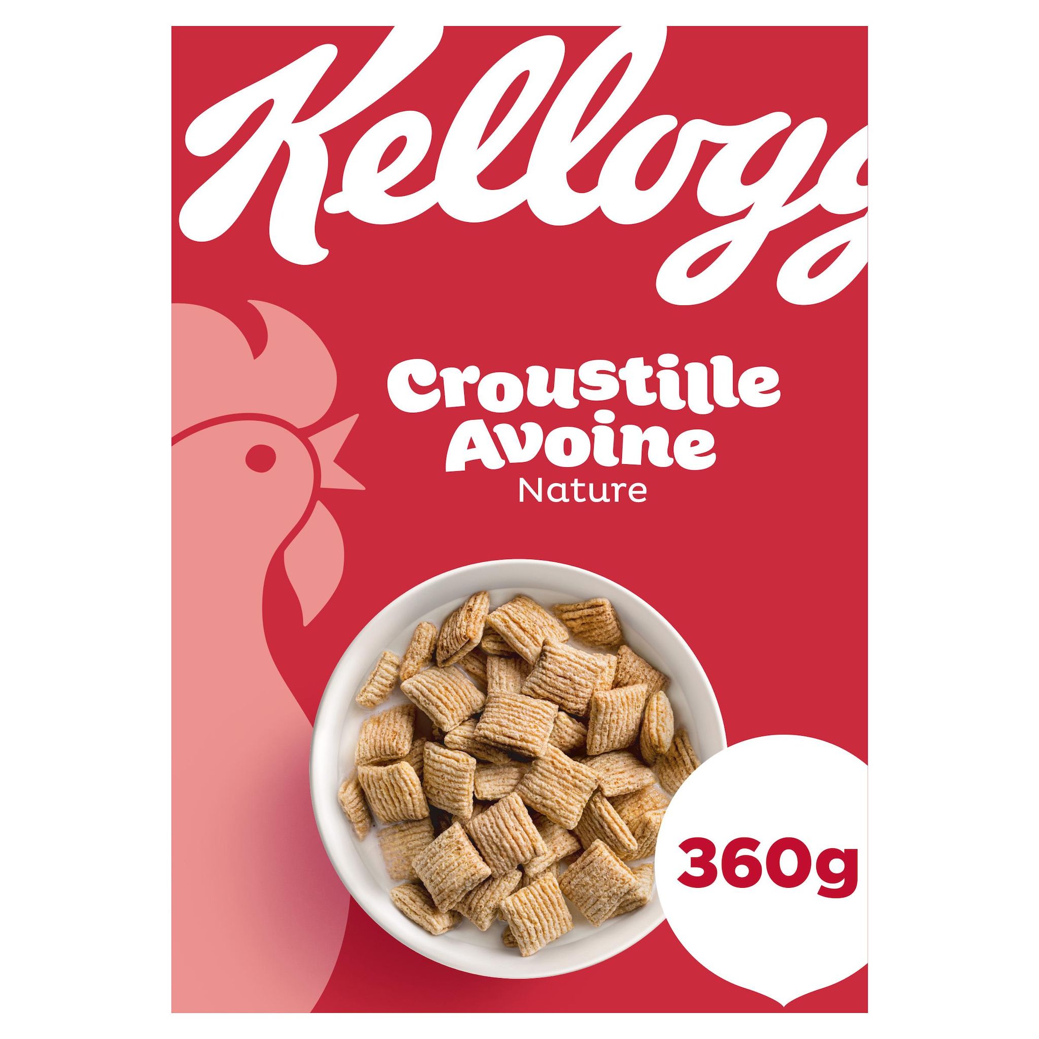 KELLOGG'S Céréales croustille d'avoine nature 360g
