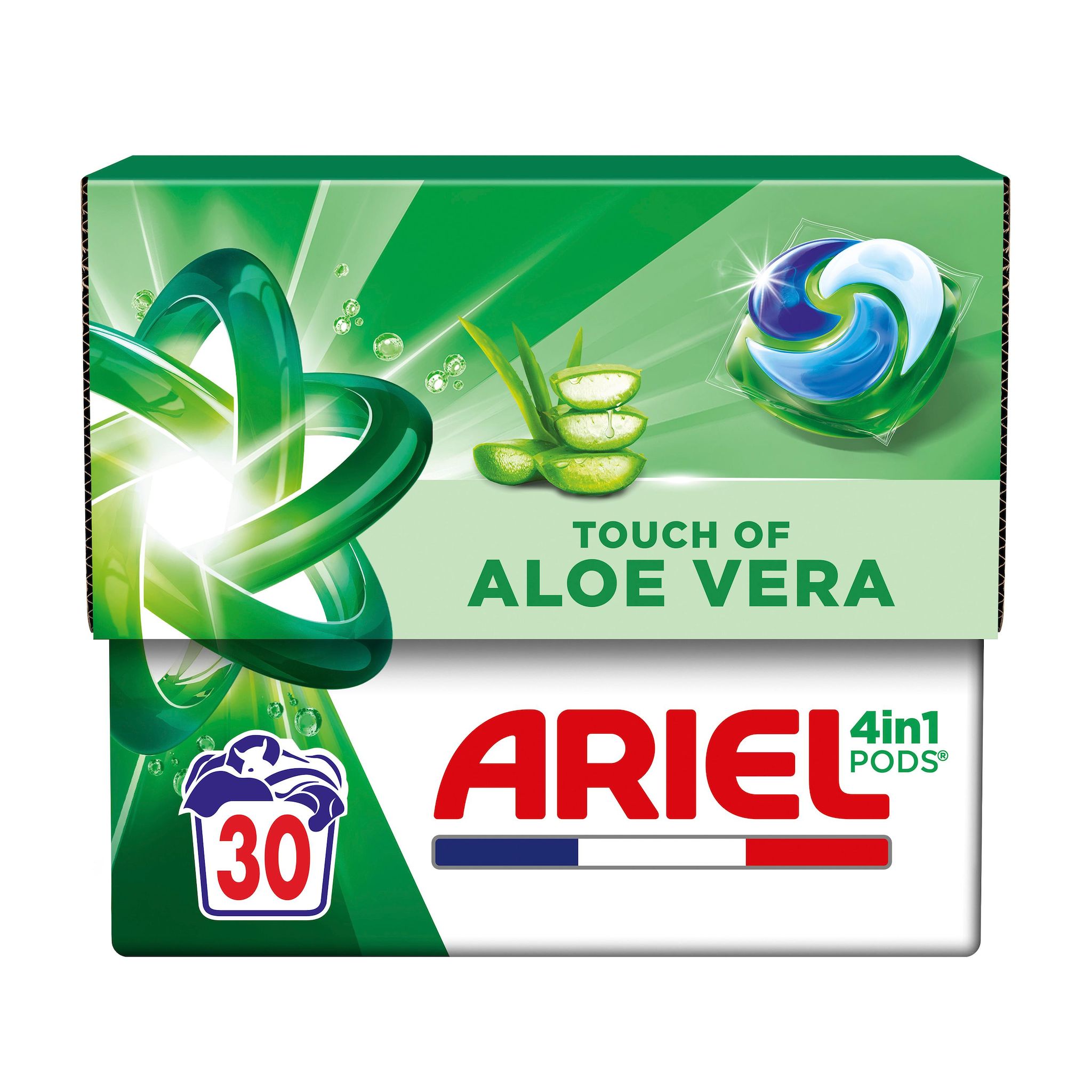 ARIEL Capsules lessive 4in1 PODS touche d'aloe vera 30 doses