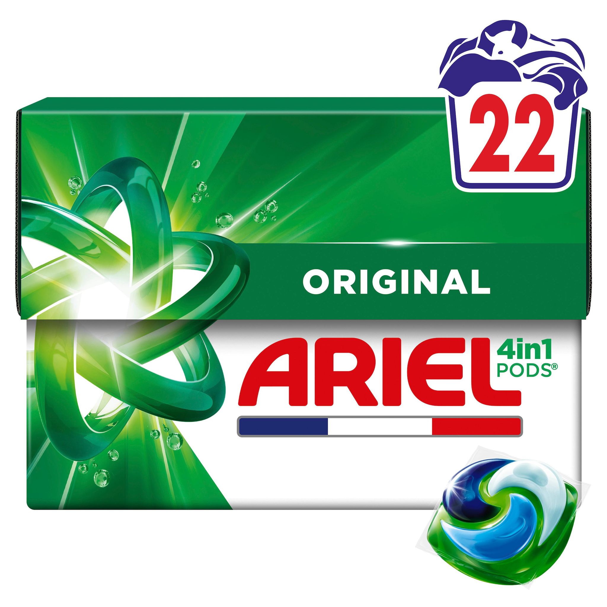 ARIEL Capsules lessive liquide 22 capsules