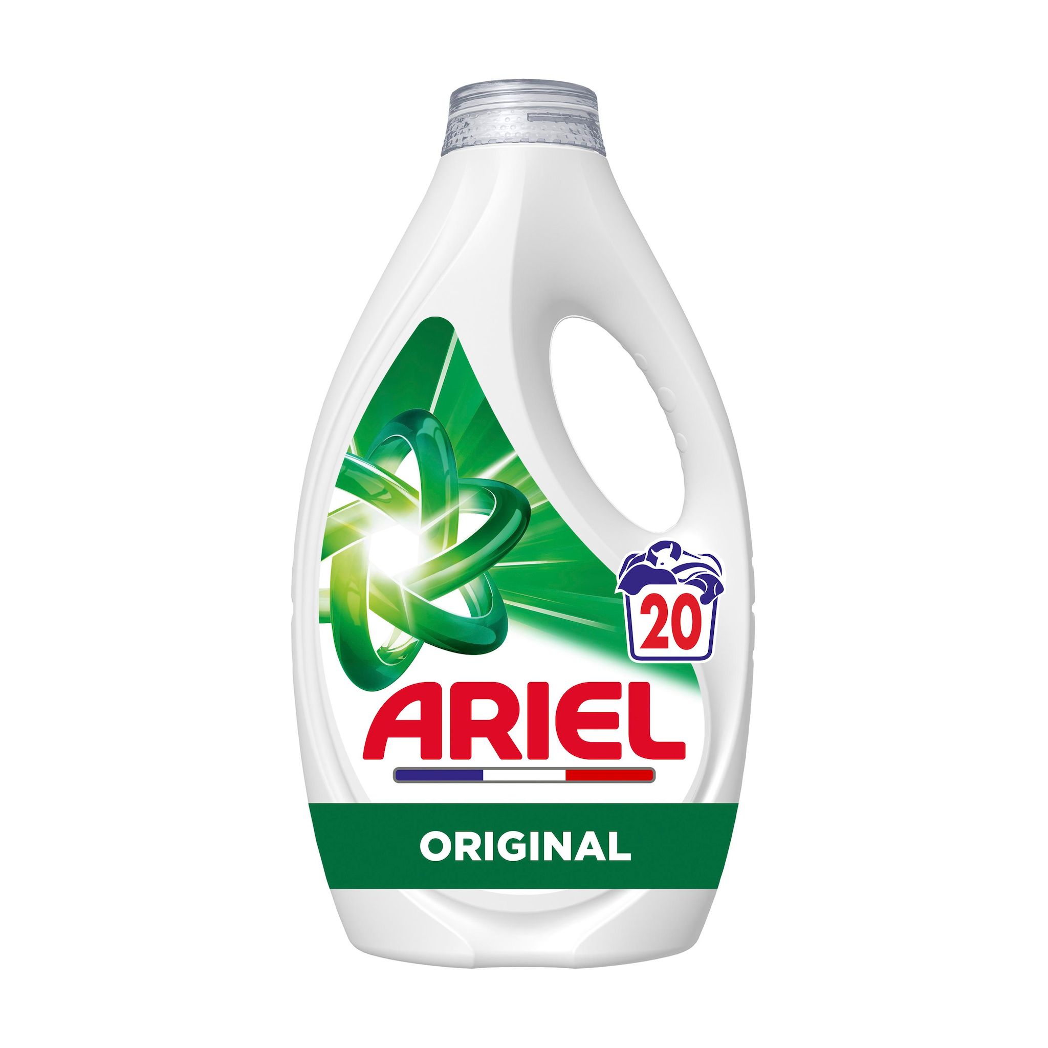 ARIEL Liquide de lavage - détergent 20 lavages 0.9l