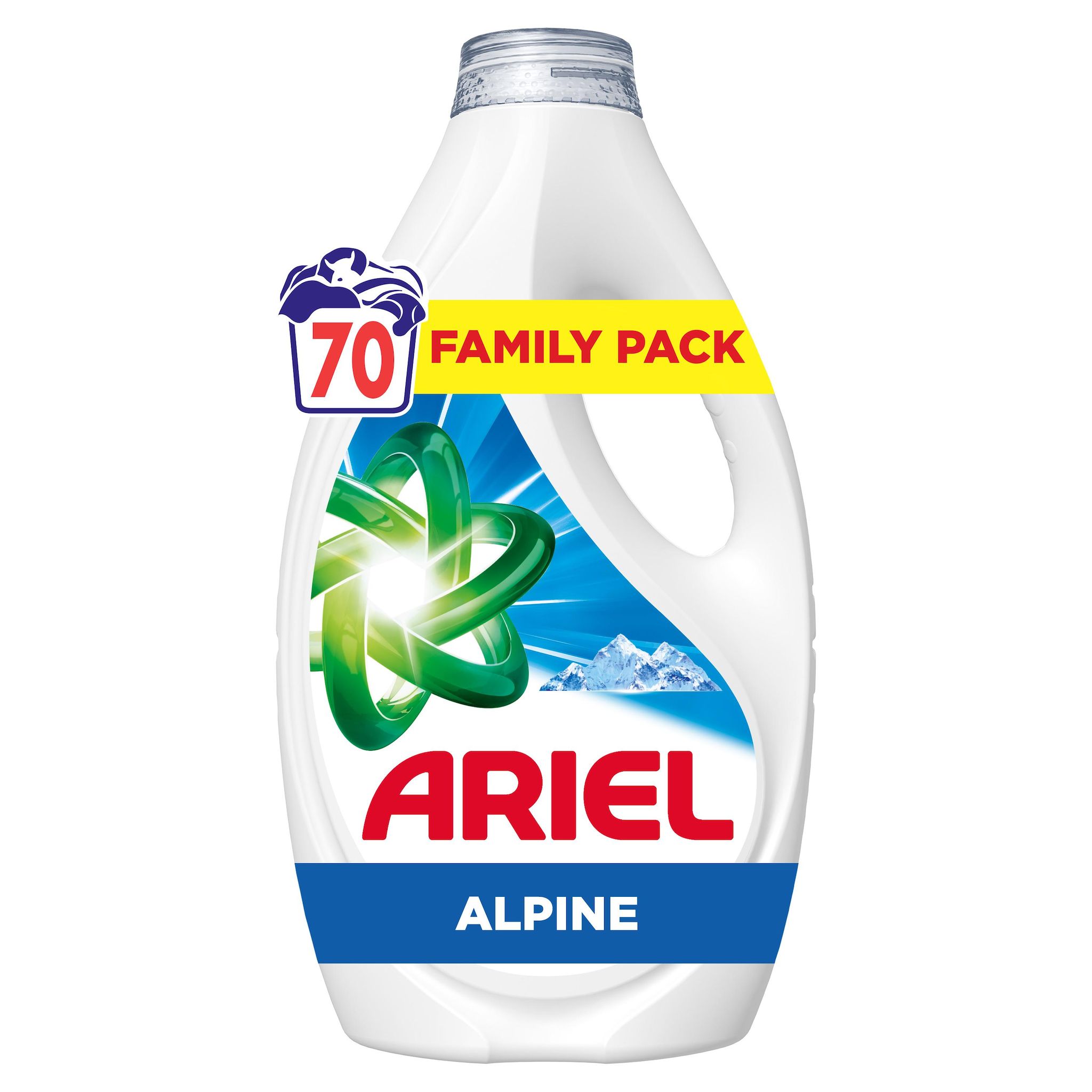 ARIEL Lessive liquide alpin 70 lavages 3.15l