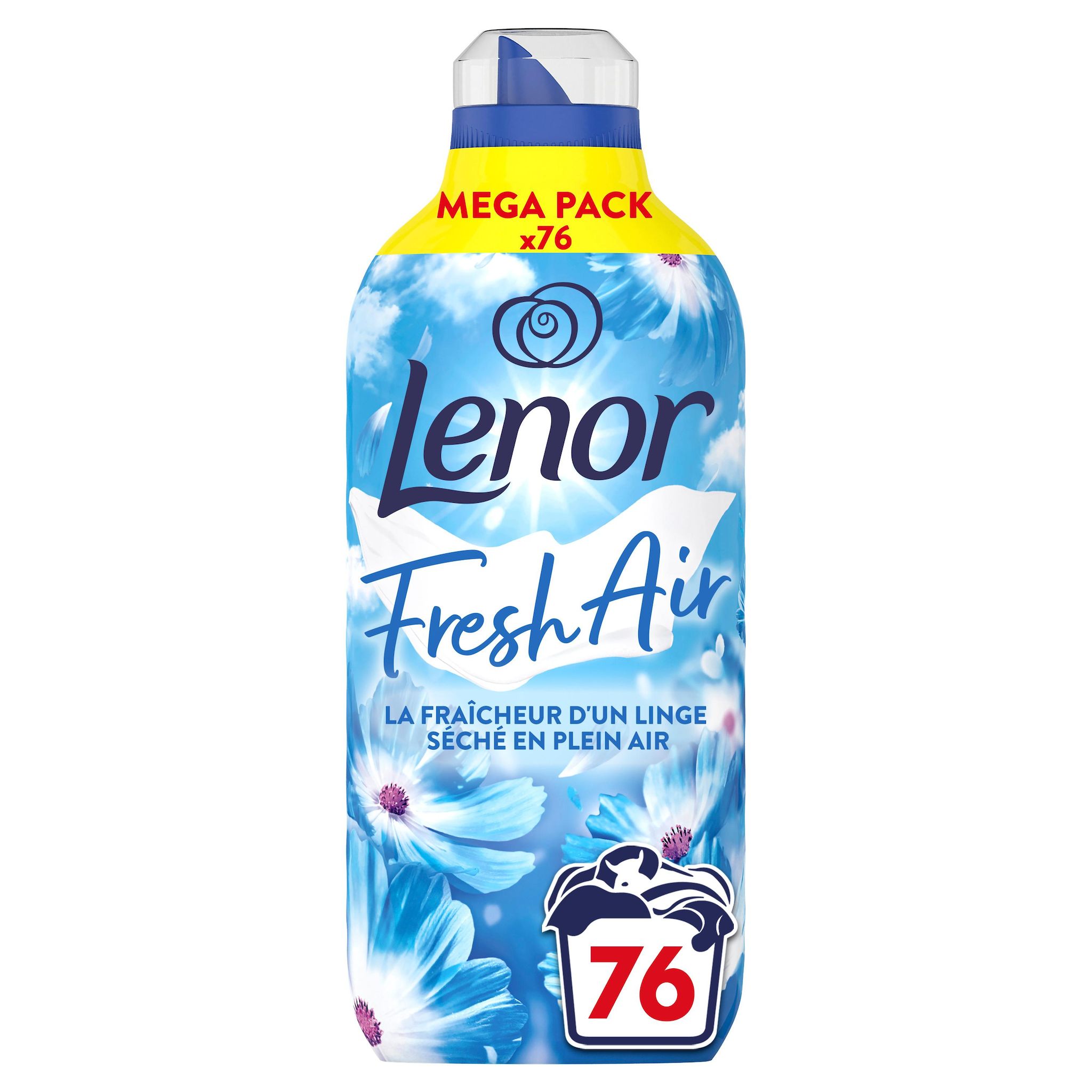 LENOR Adoucissant liquide fraîcheur matinale 76 lavages 1.064l