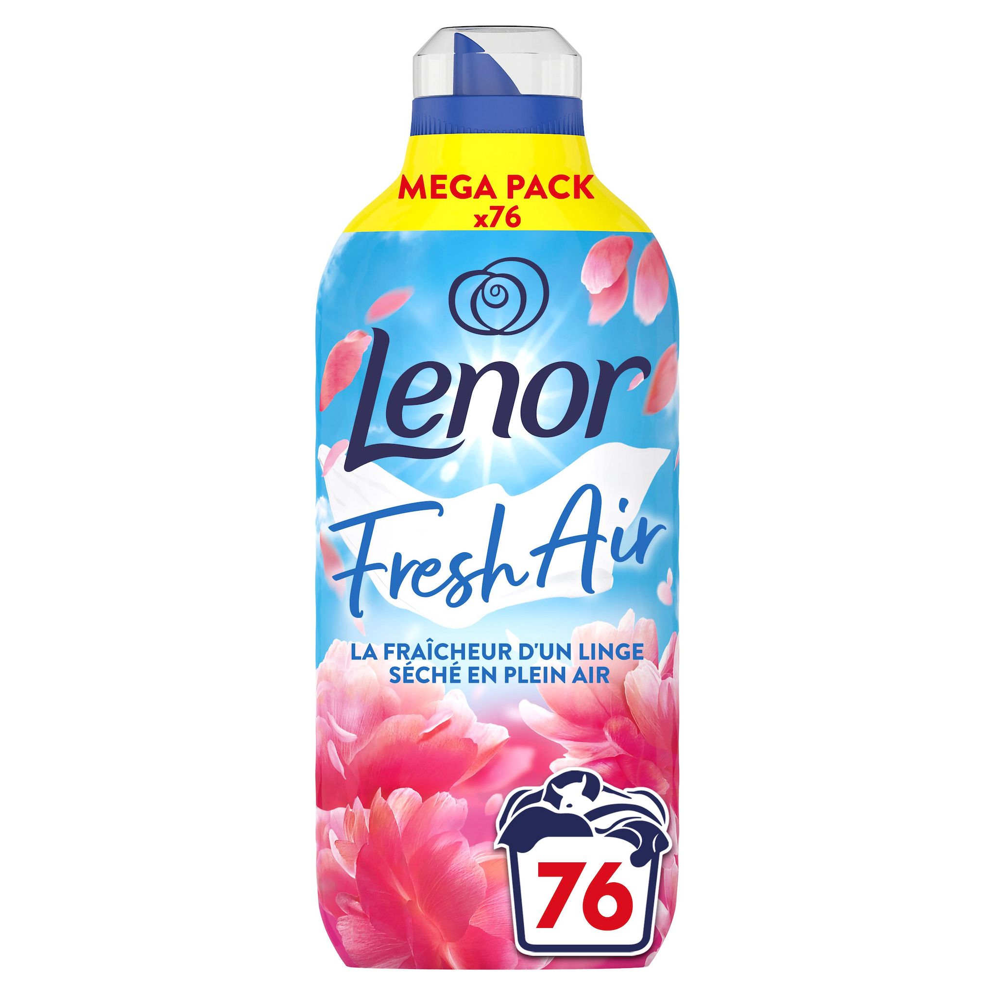 LENOR Adoucissant liquide jardins en fleurs 76 lavages 1,064l