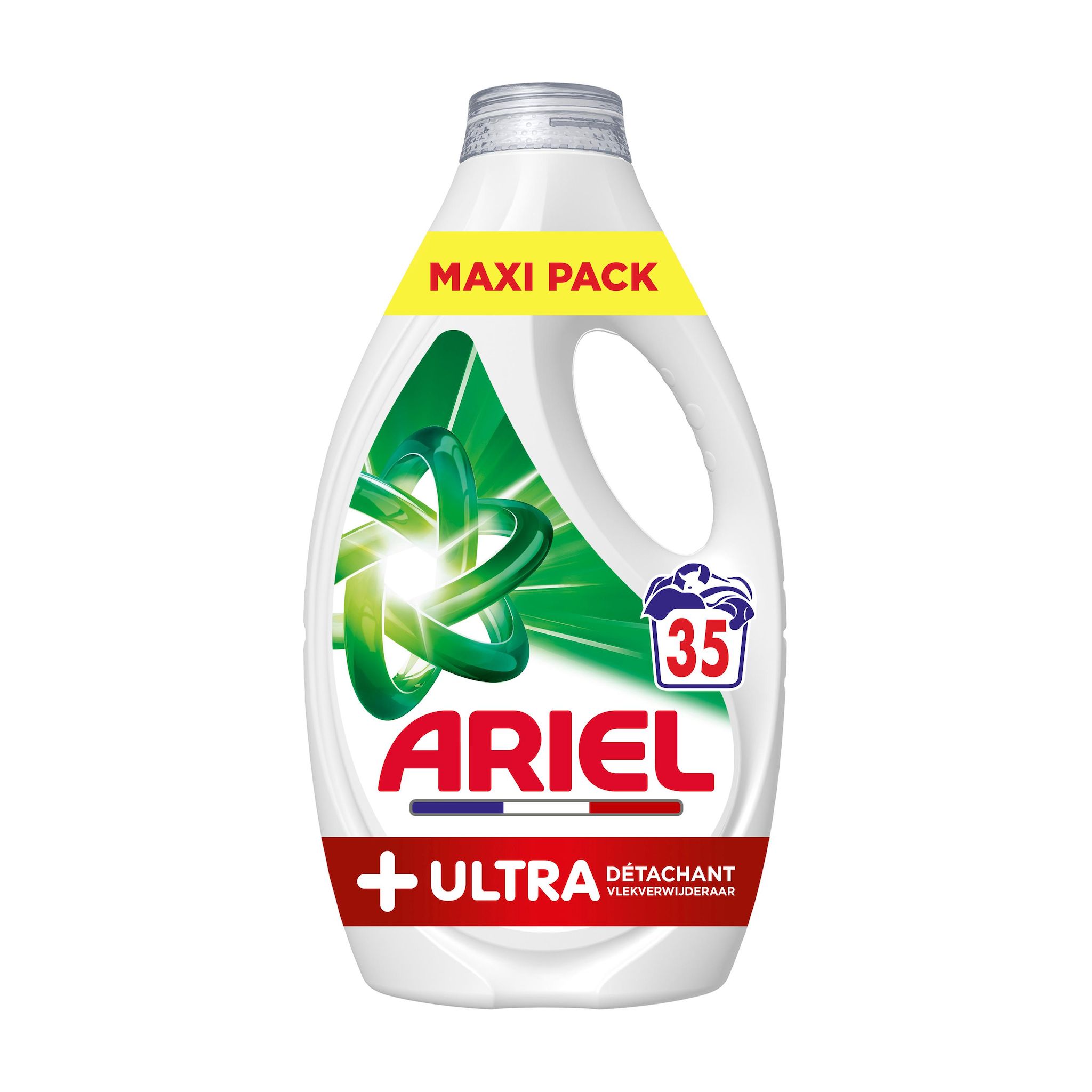 ARIEL Lessive liquide élimination ultra des taches 35 lavages 1.575l
