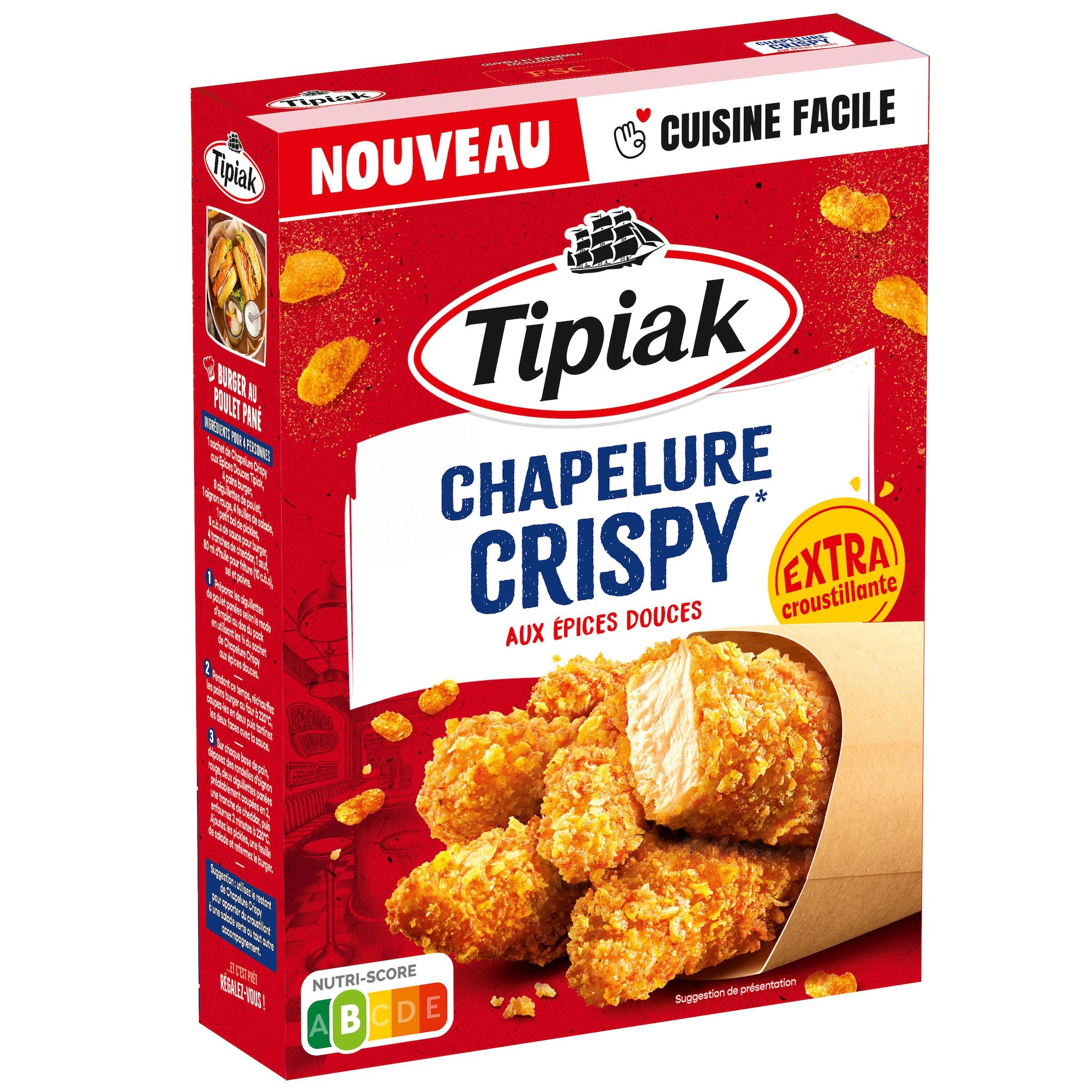 TIPIAK Chapelure crispy aux épices douces 200g