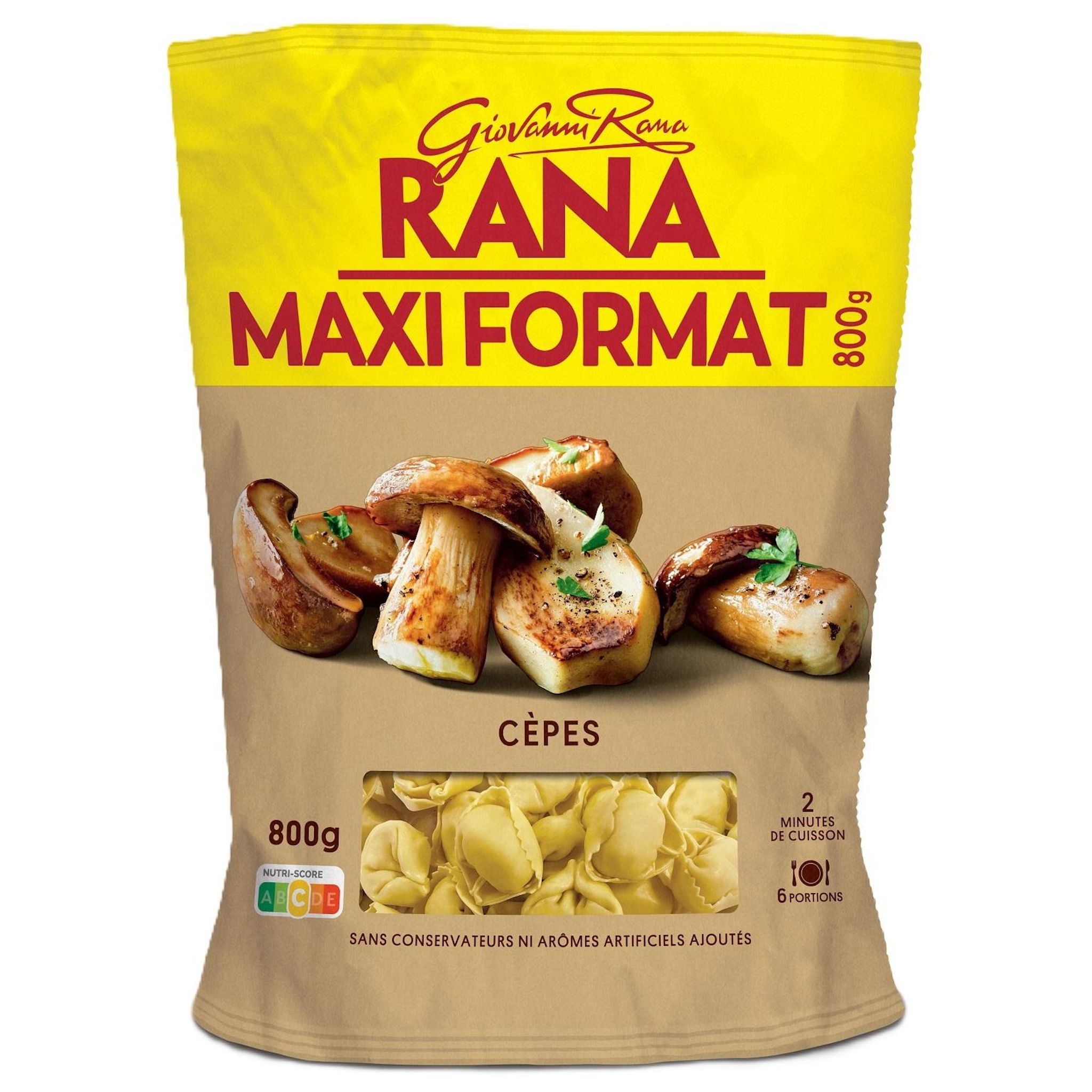 RANA Tortellini champignons et cepes 6 parts 800g