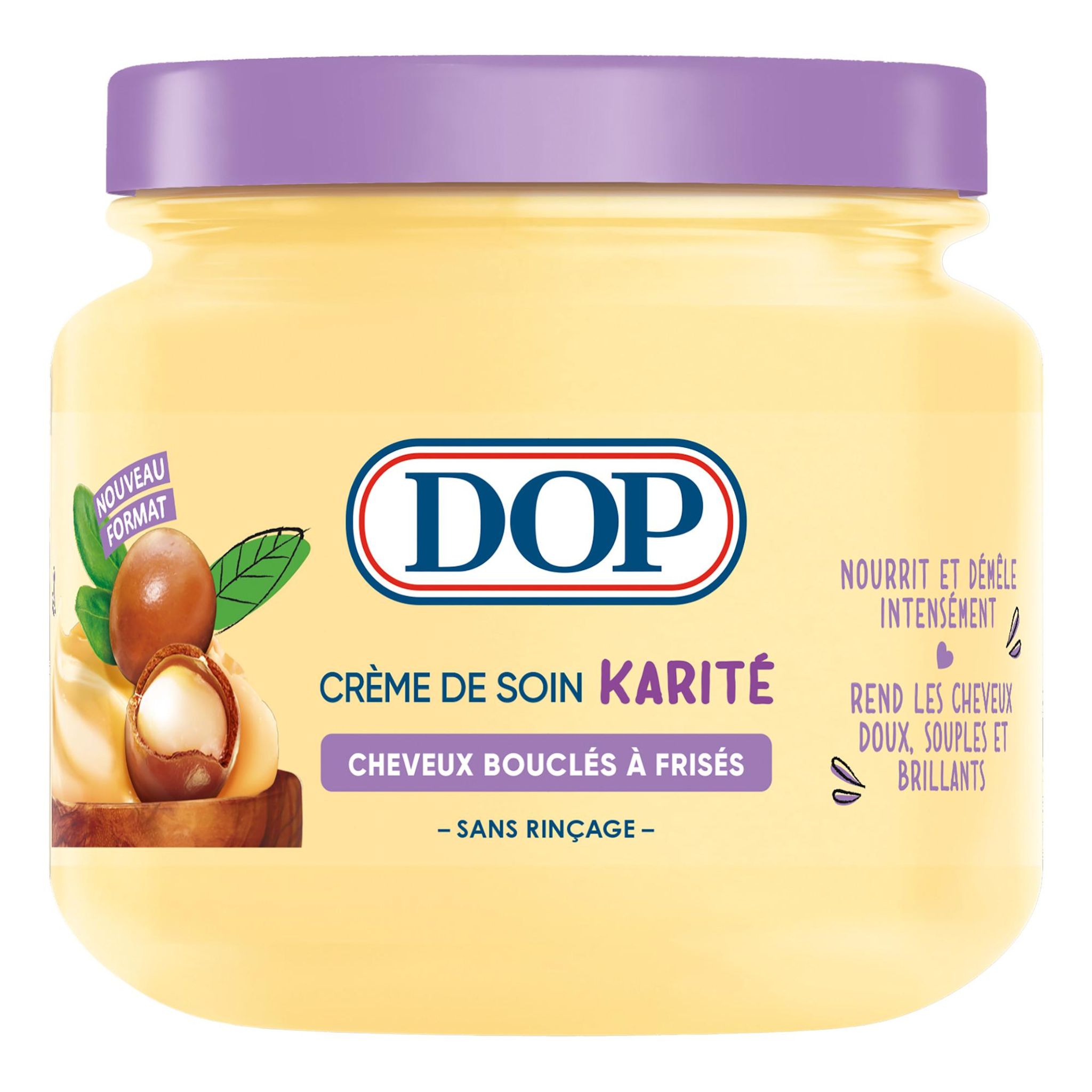 DOP Crème de soin karité cheveux bouclés à frisés 340ml