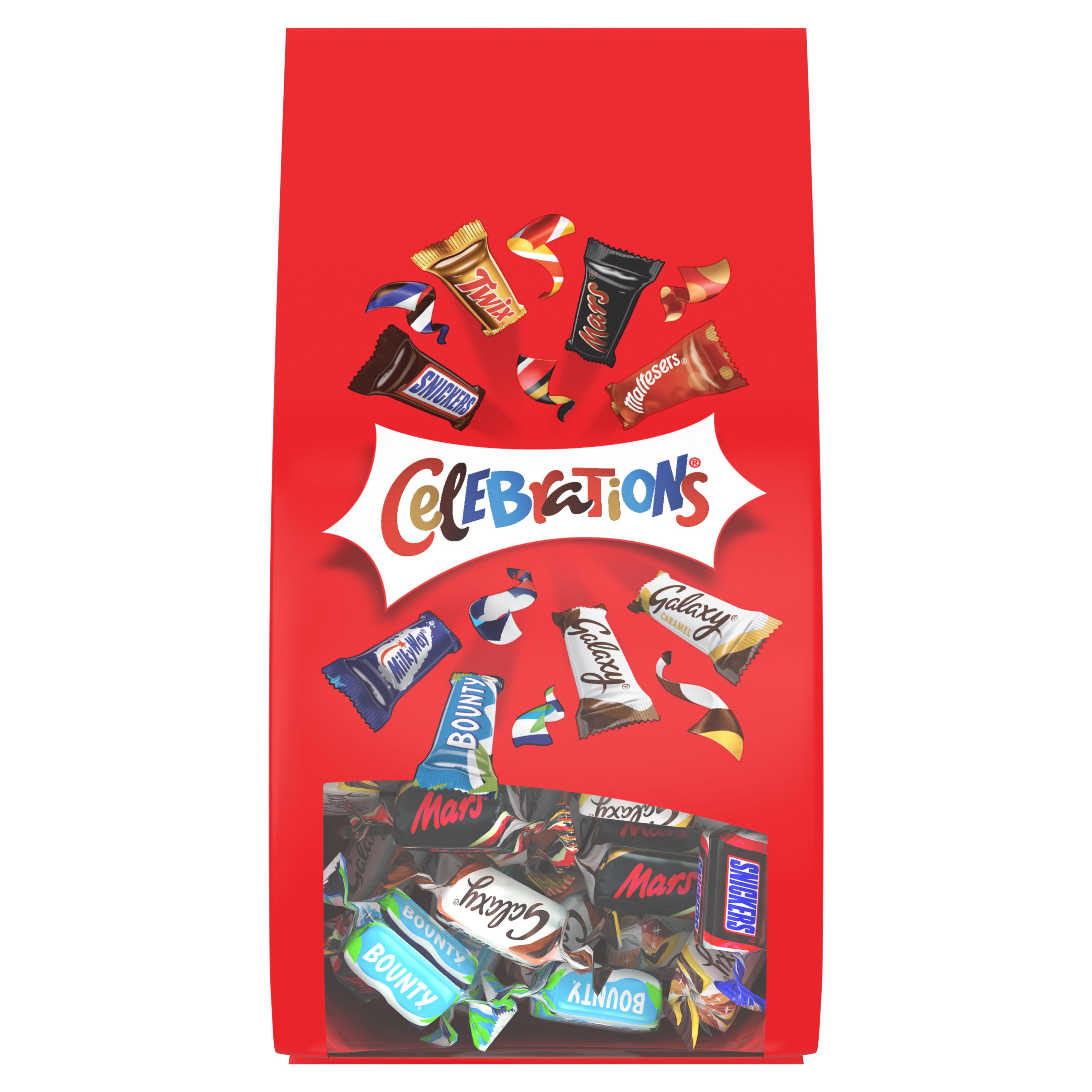 CELEBRATIONS Assortiment de confiseries enrobés de chocolat au lait 163g