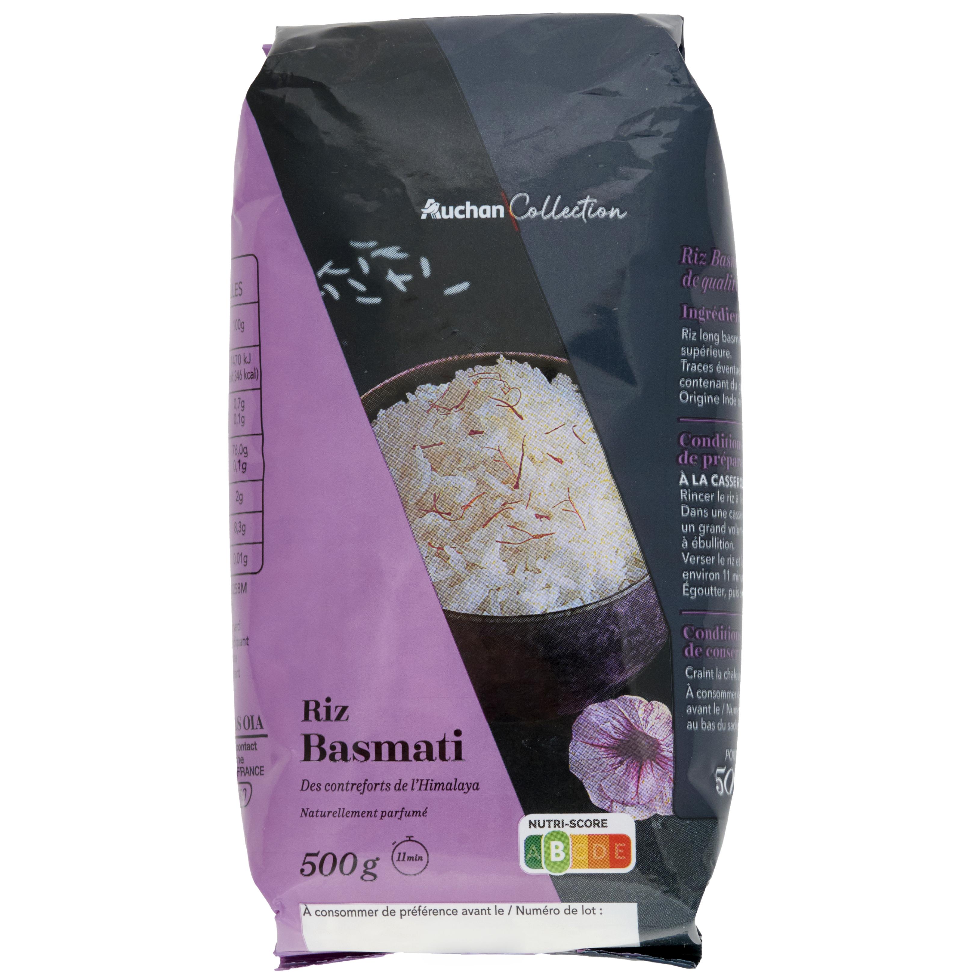 AUCHAN COLLECTION Riz Basmati d'Himalaya 500g