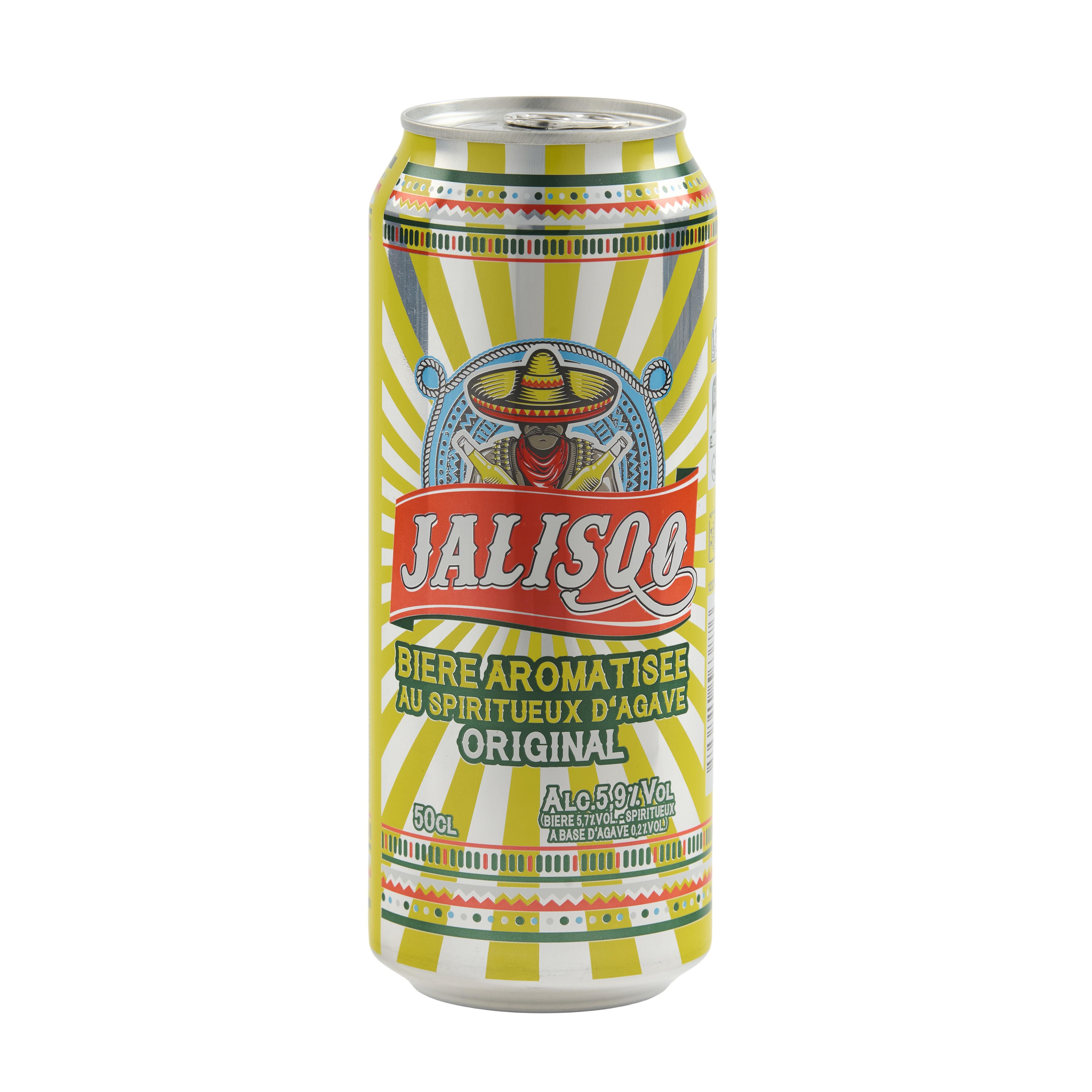 Voir la diapositive 3 : JALISQO Bière aromatisée tequila 5.9% boîte 50cl