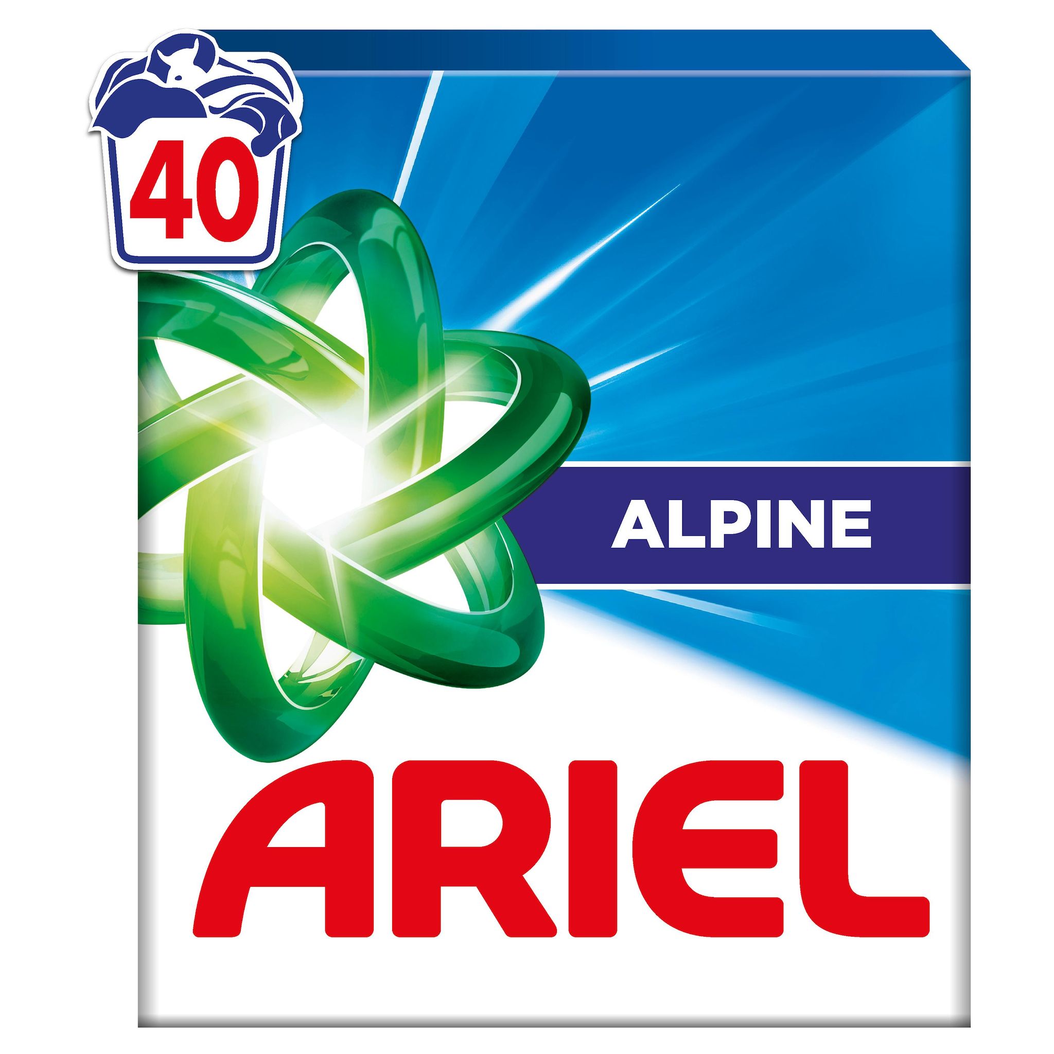 ARIEL Détergent poudre alpine 2kg