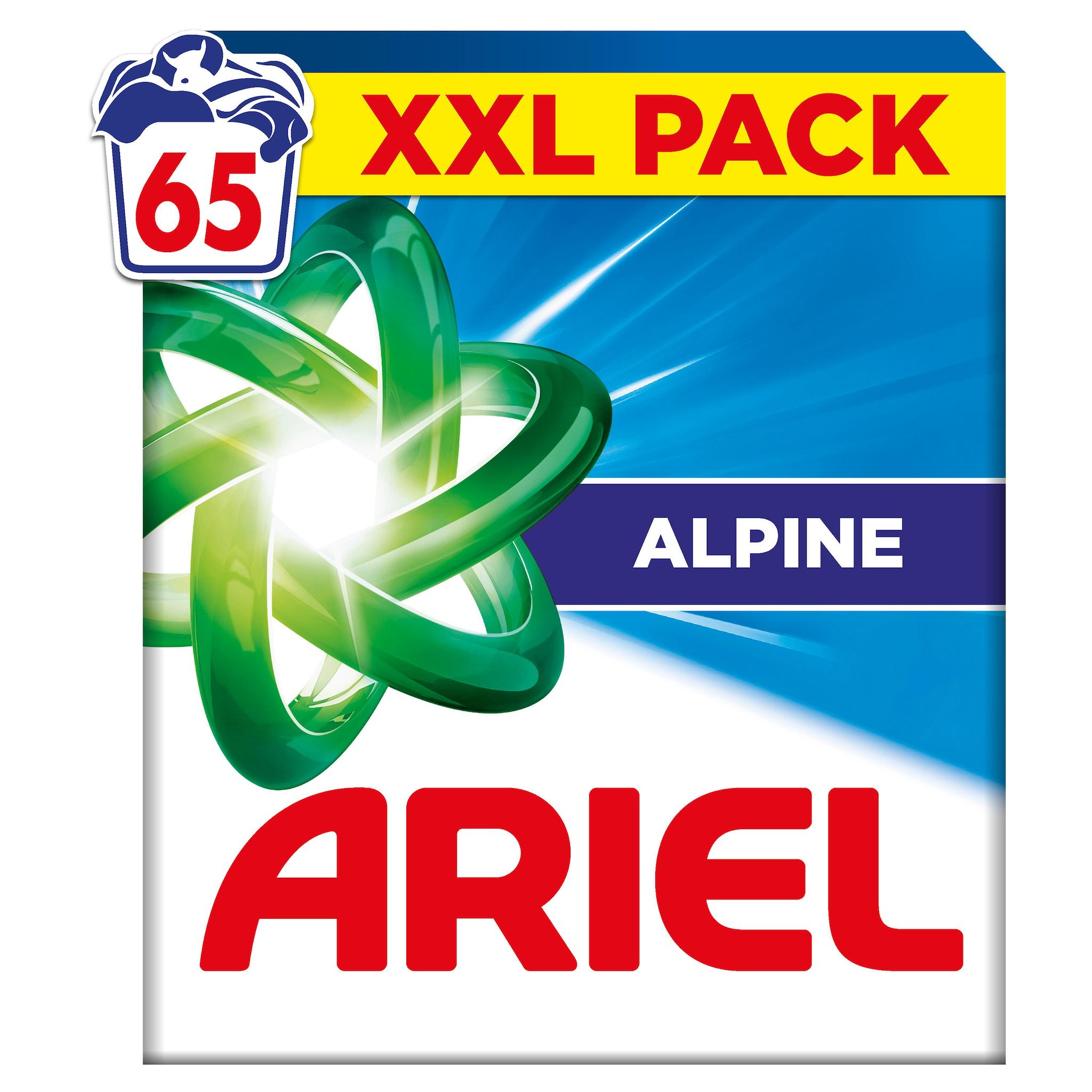 ARIEL Détergent poudre Alpine 3,25kg