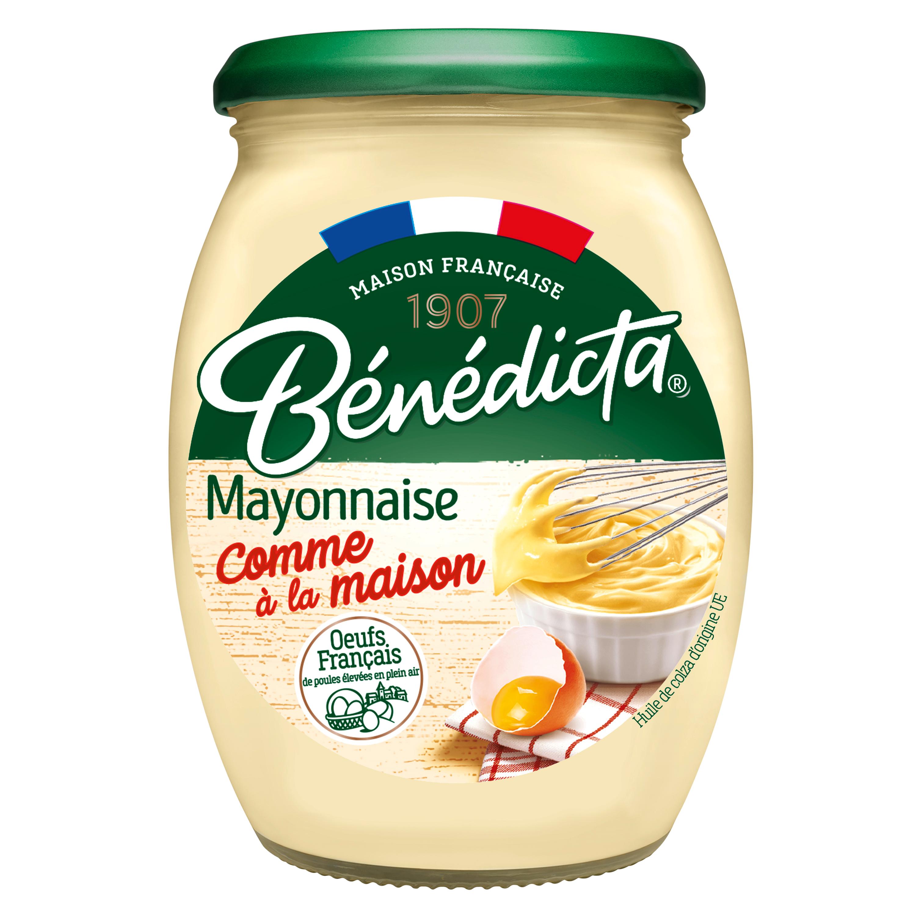BENEDICTA Mayonnaise nature bocal 460g