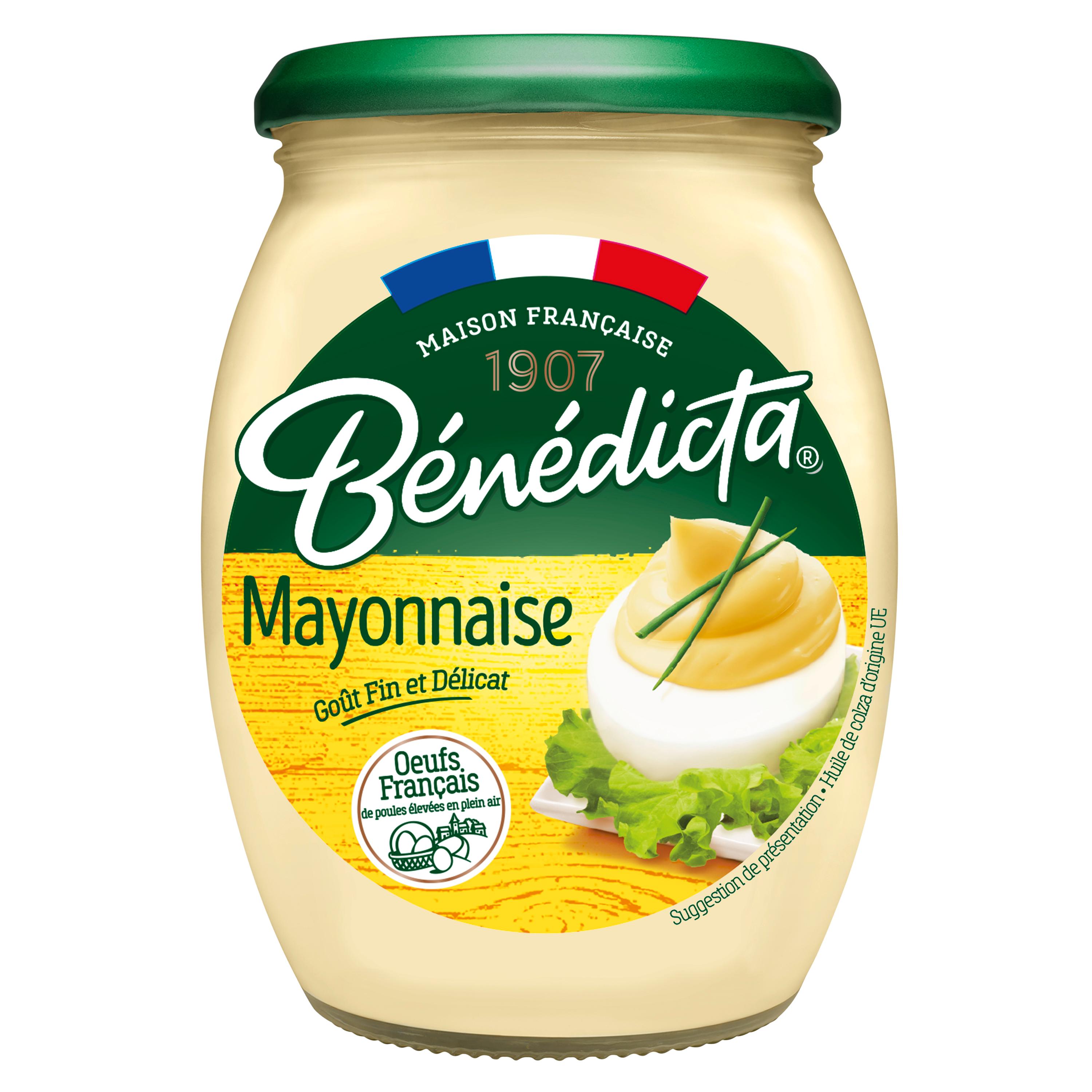 BENEDICTA Mayonnaise nature bocal 460g