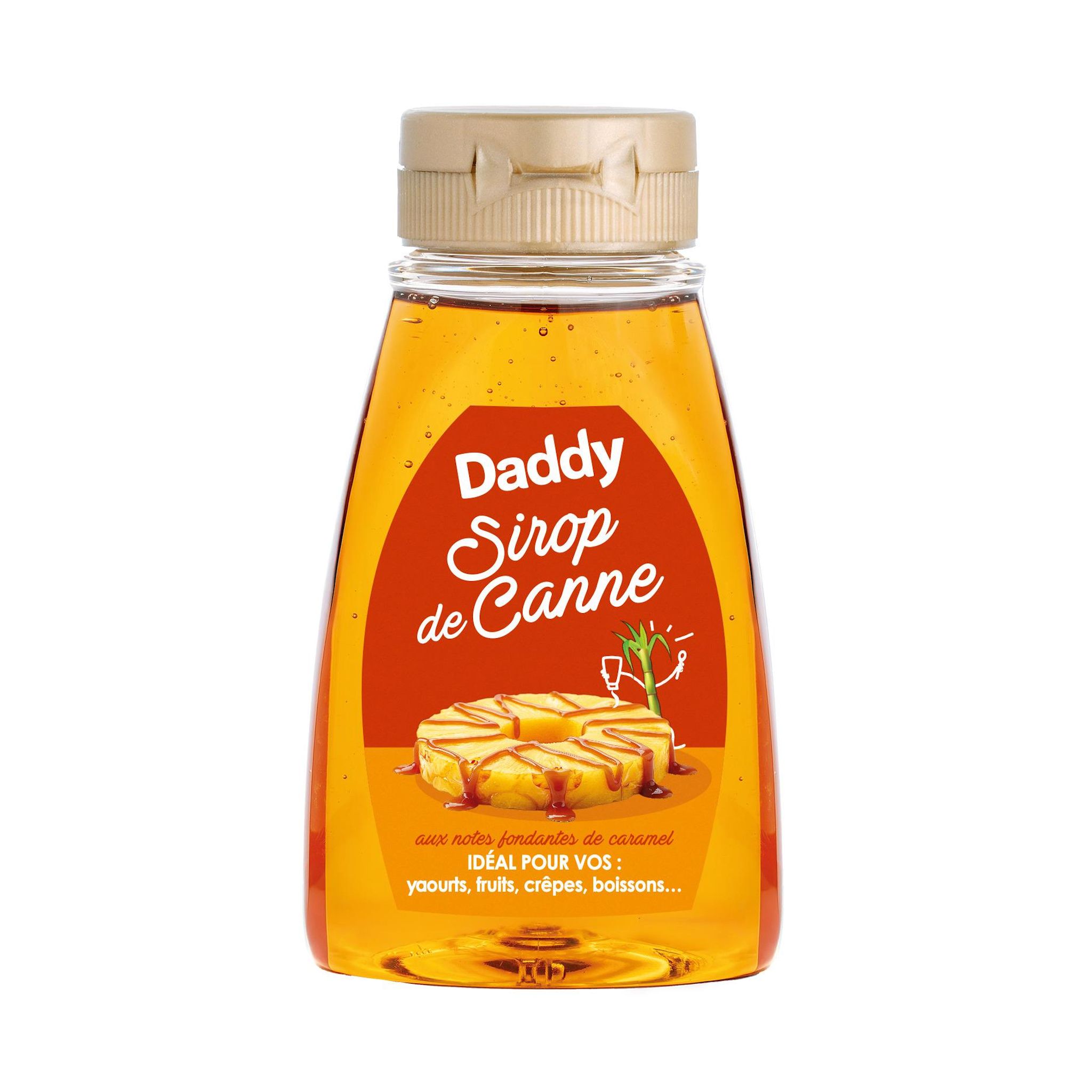 DADDY Sirop de canne en flacon souple 235g