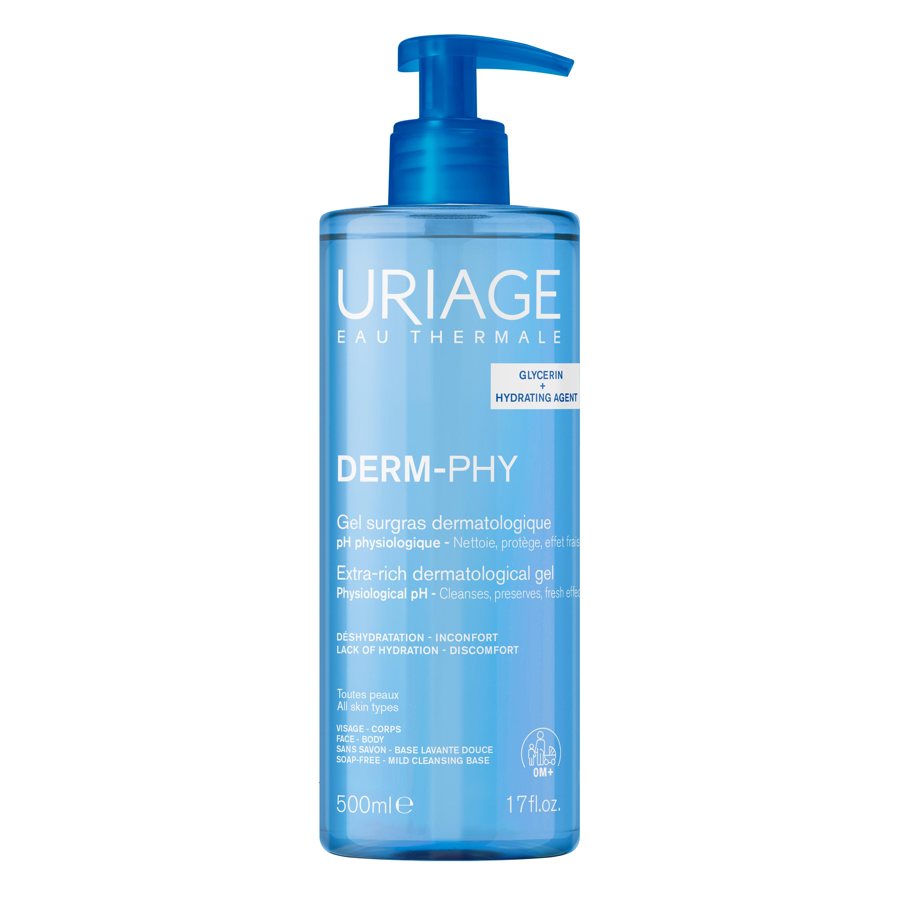 URIAGE Derm-phy Gel surgras dermatologique 500ml