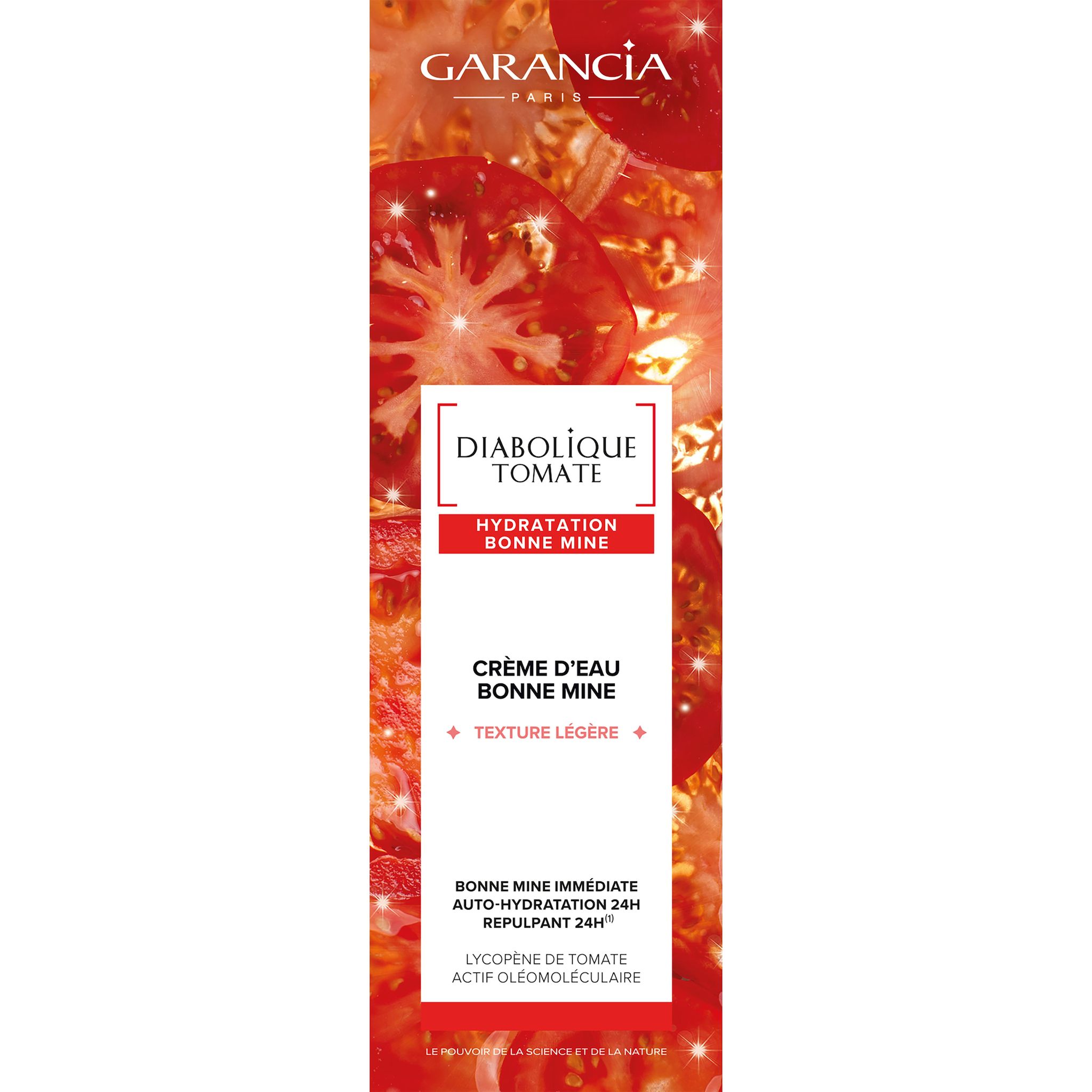 Voir la diapositive 2 : GARANCIA Diabolique tomate crème d'eau bonne mine immédiate 30ml