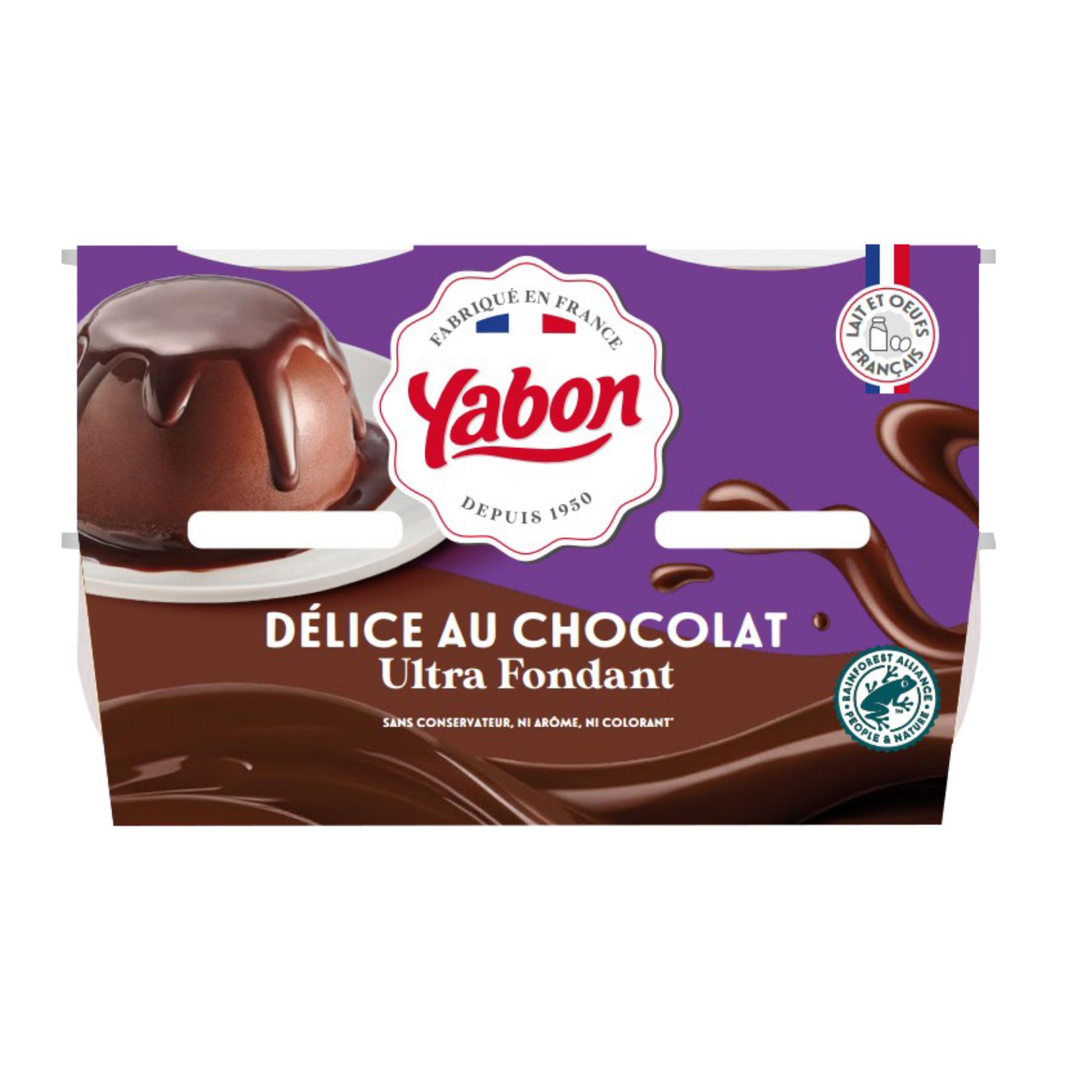 YABON Crème dessert chocolat 4x120g
