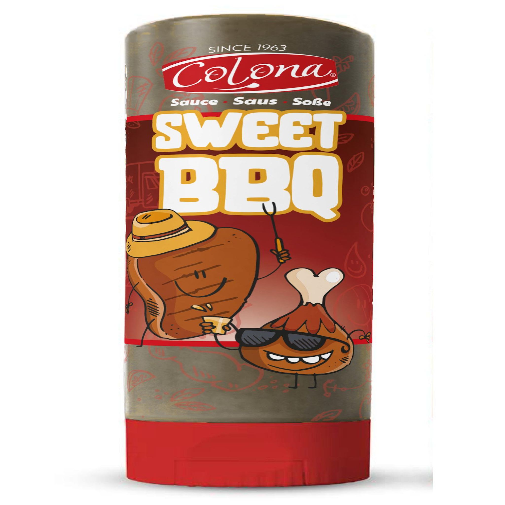 COLONA Sauce barbecue douce flacon souple 350ml