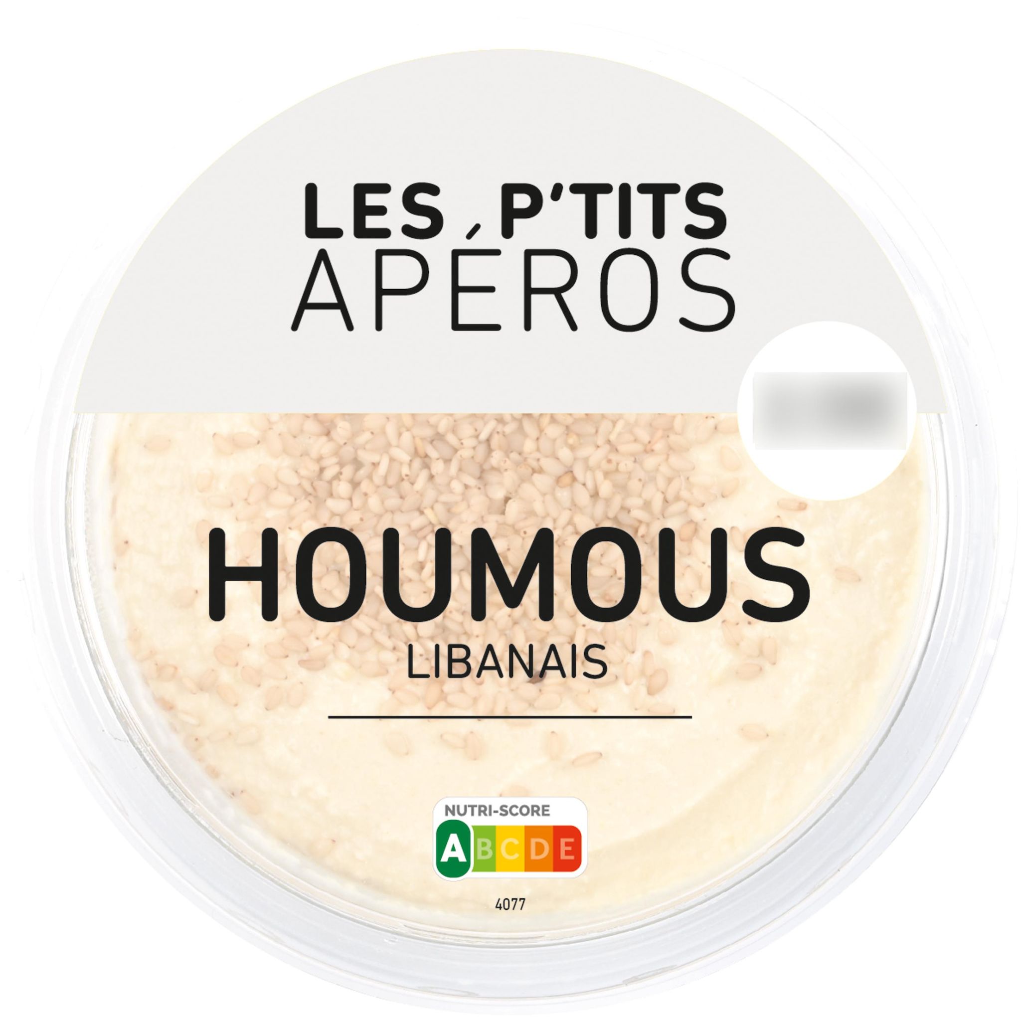 LES P'TITS APEROS Houmous recette libanaise 200g