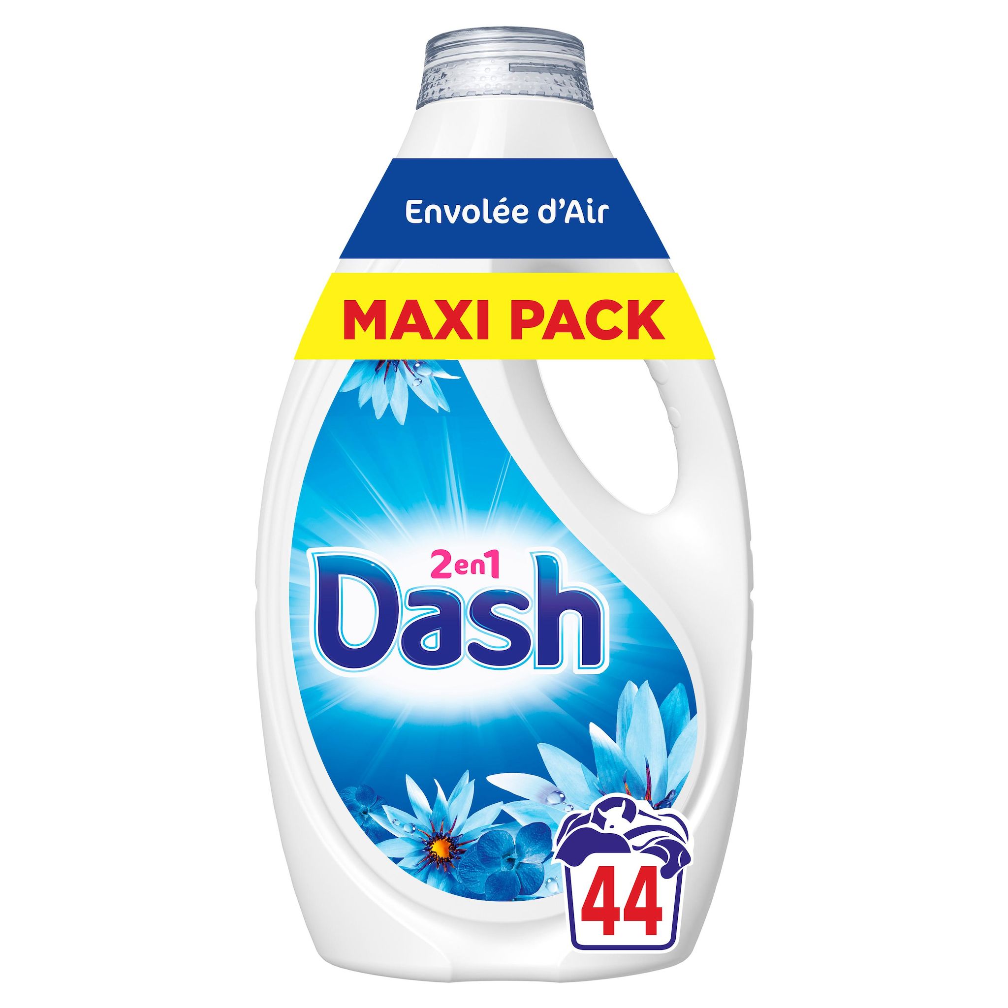 DASH Lessive liquide envolee d'air 44 lavages 1,98l