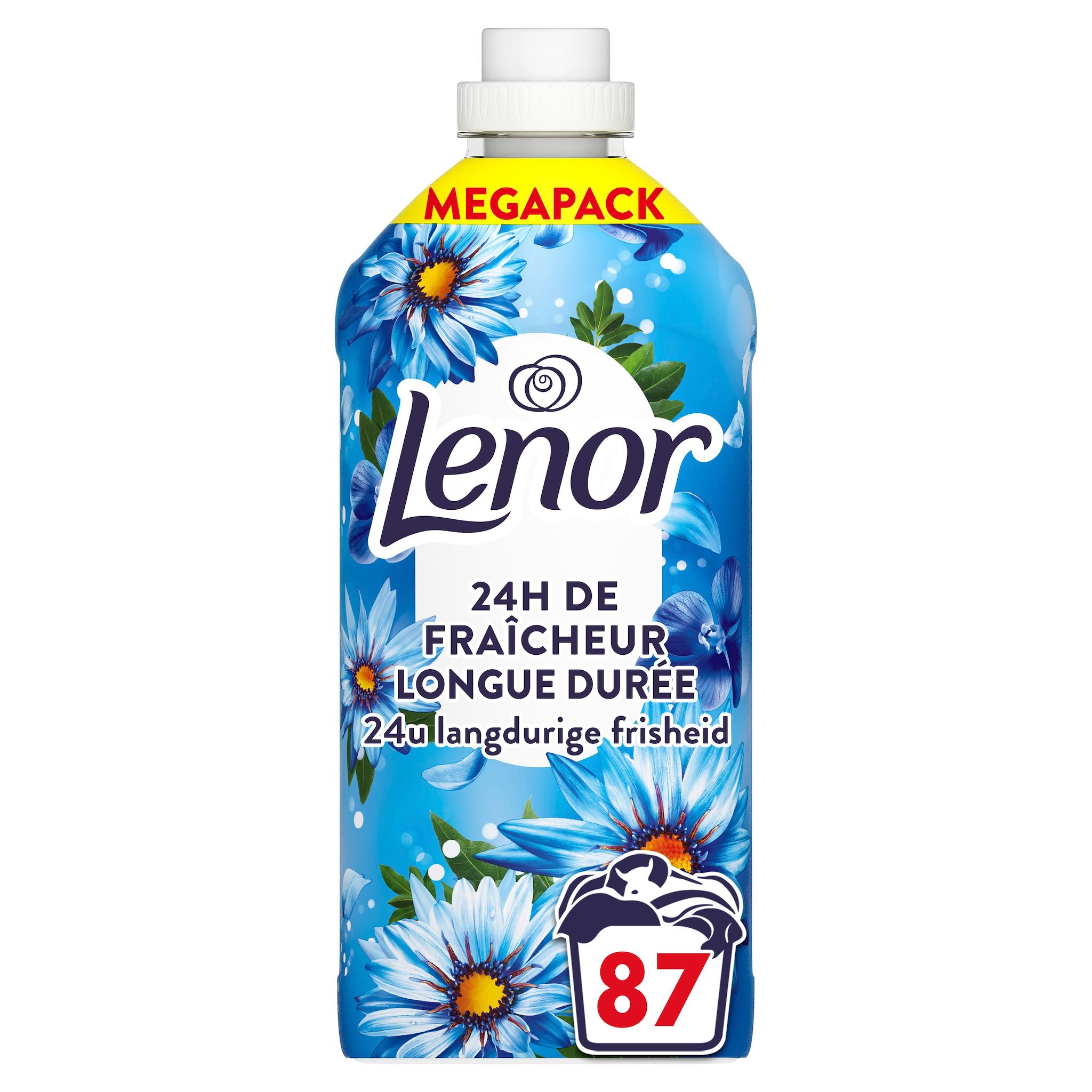 LENOR Adoucissant liquide fraîcheur océan 87 lavages 1.827l