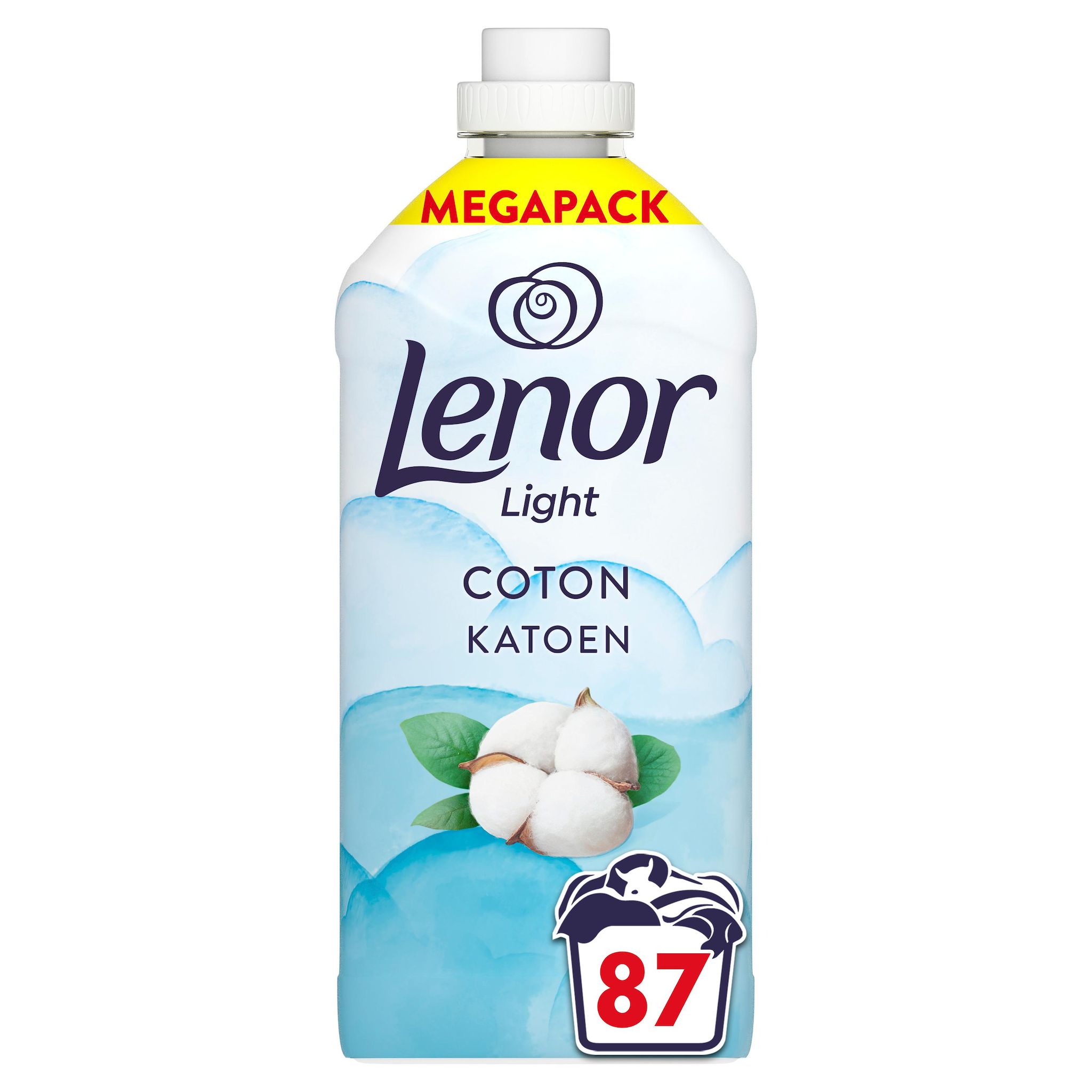 LENOR Adoucissant liquide fraîcheur de coton 87 lavages 1.827l