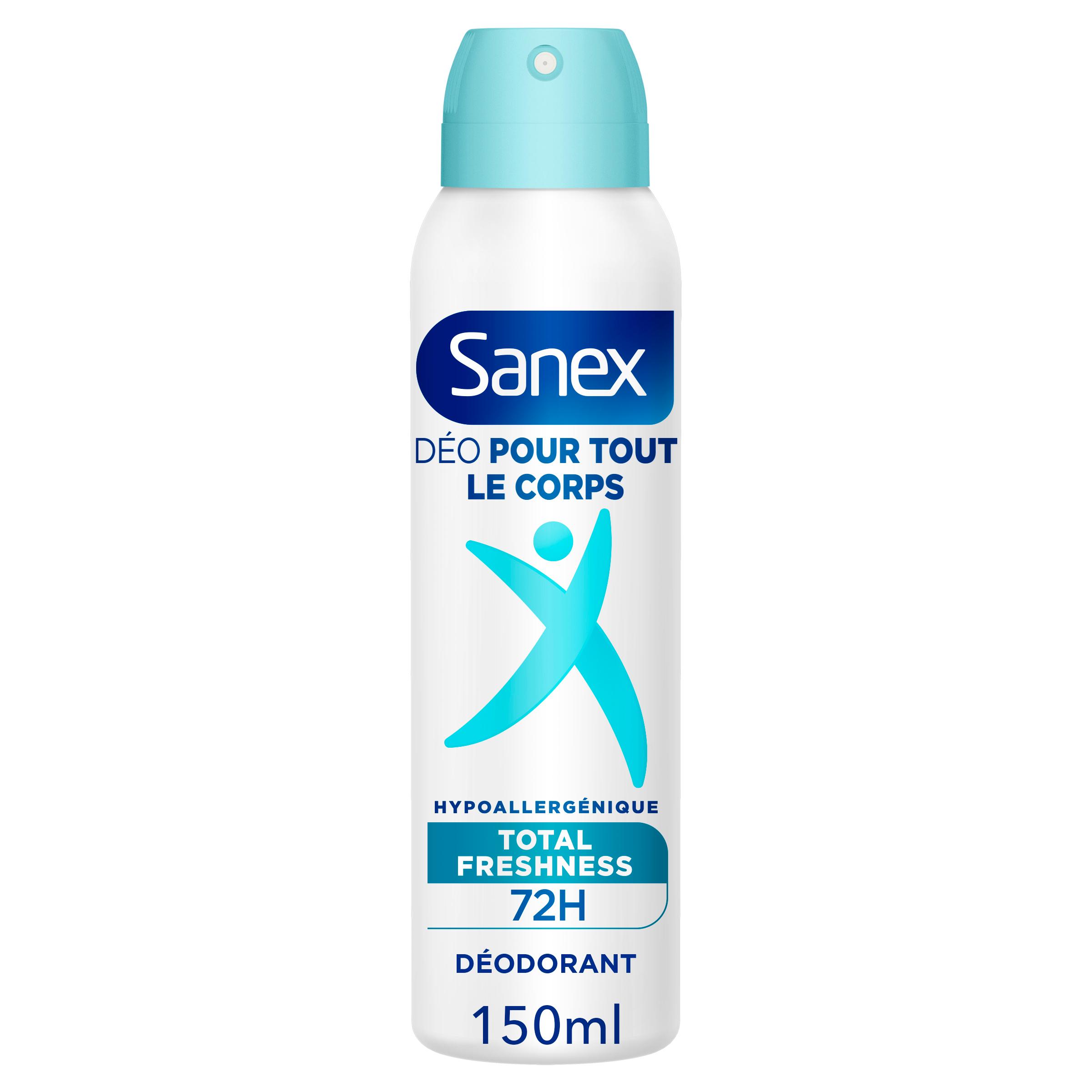 SANEX Déodorant pour le corps 72H fraîcheur 150ml