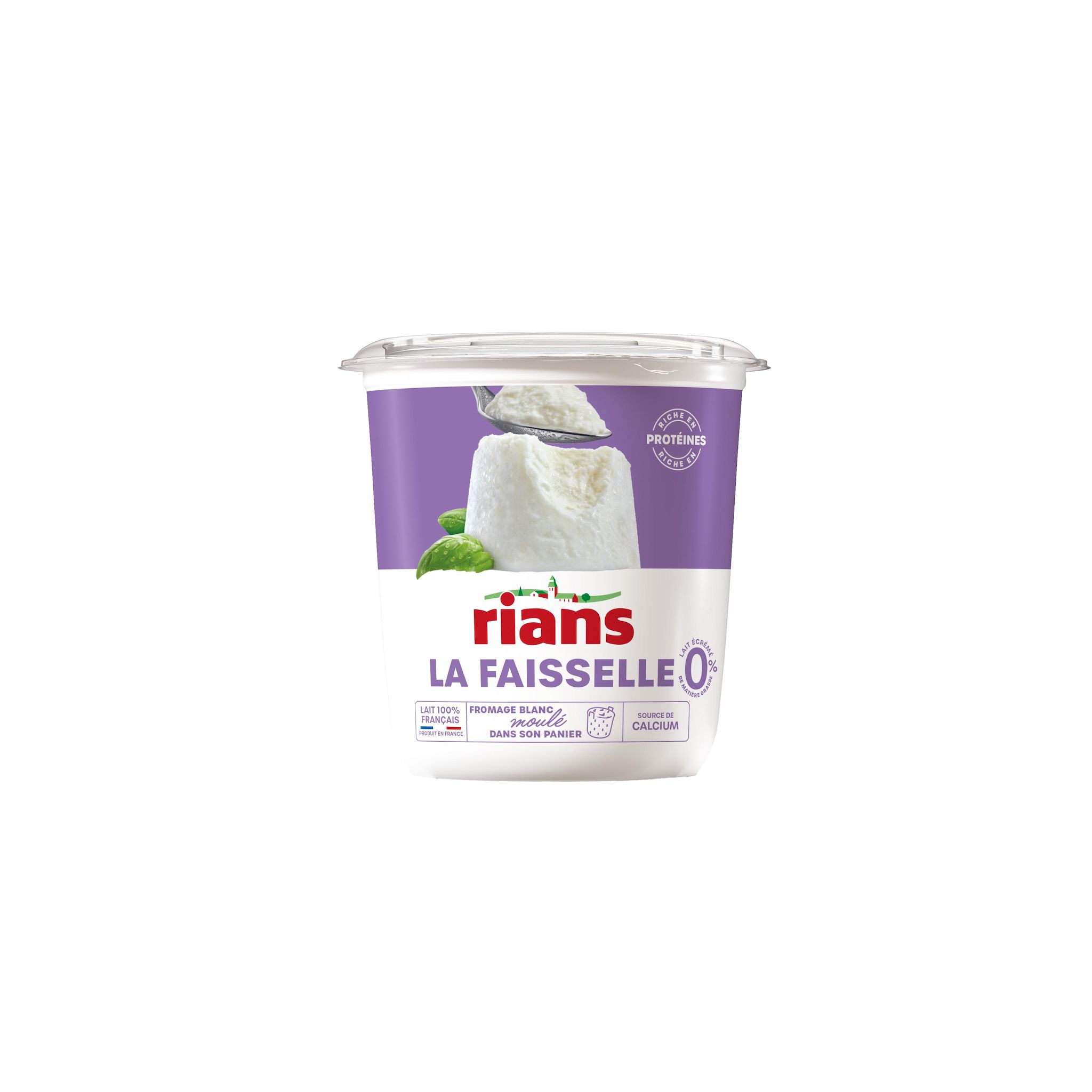 RIANS Faisselle nature 0%MG 1kg