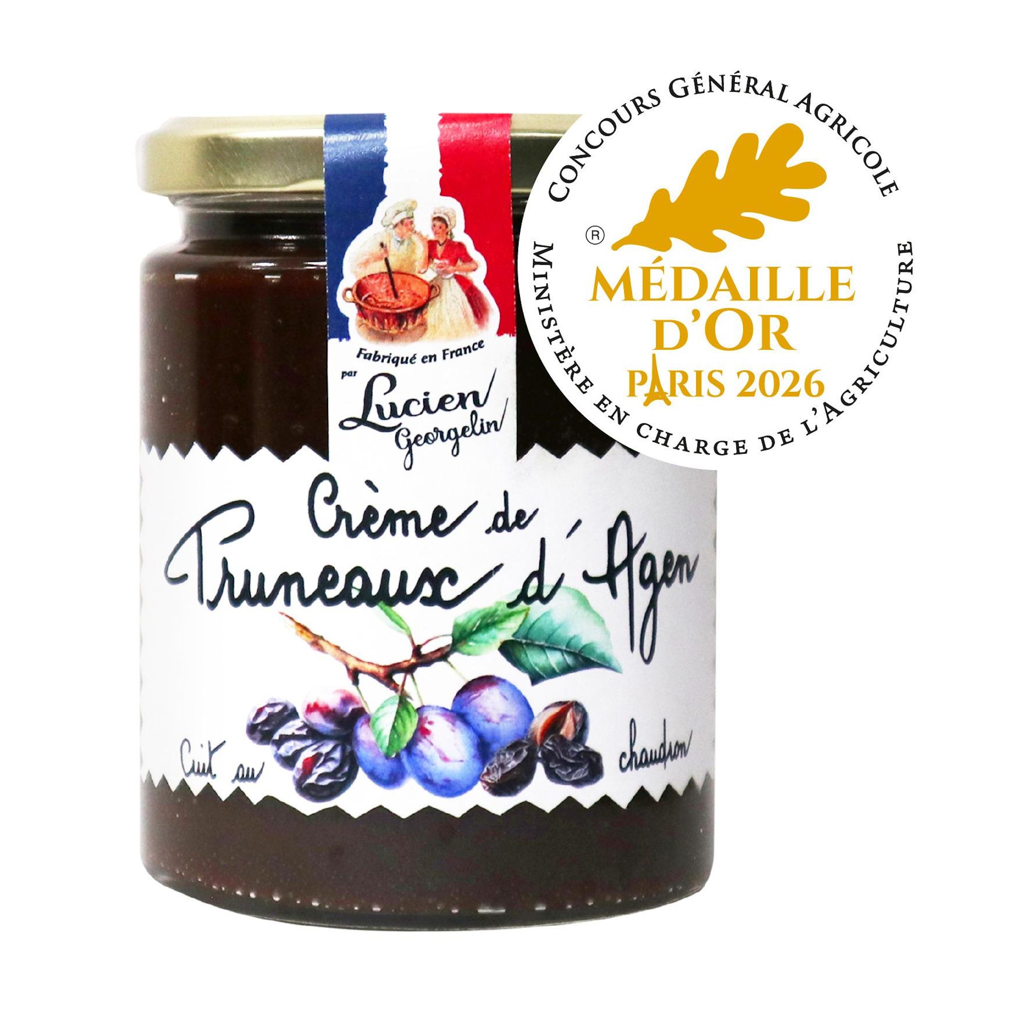 LUCIEN GEORGELIN Crème de pruneaux d'Agen 320g