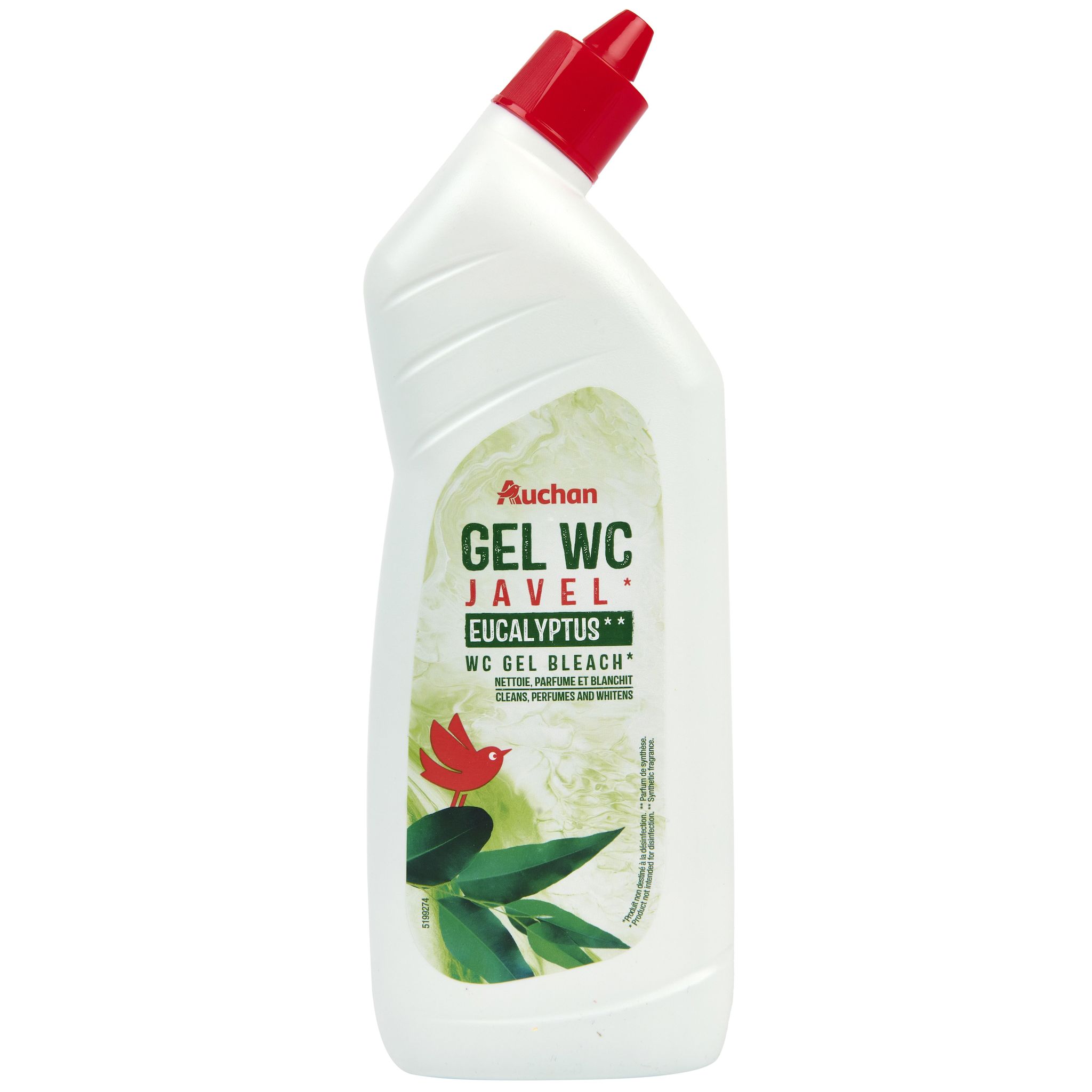 AUCHAN Gel nettoyant WC eucalyptus 750ml