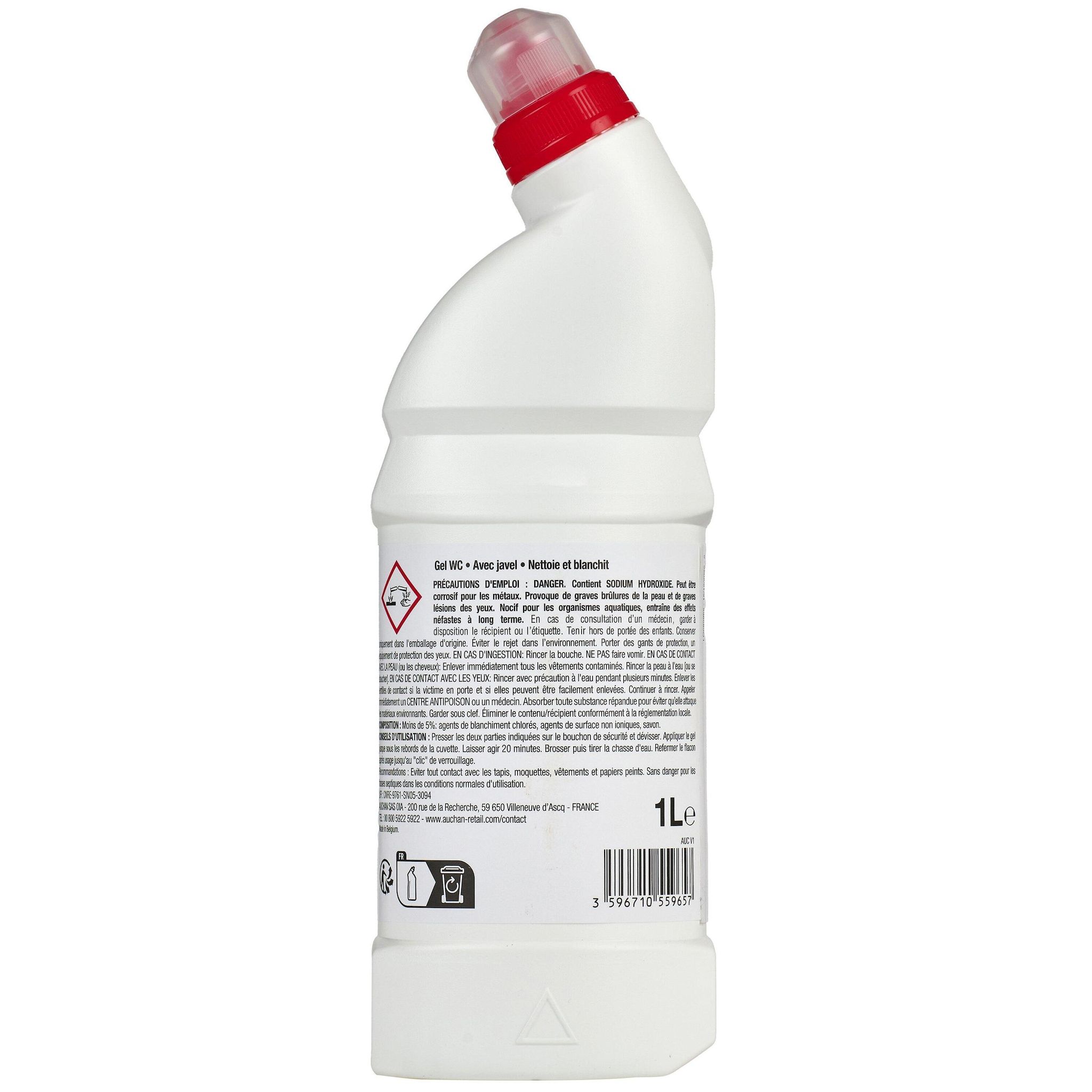 Voir la diapositive 2 : POUCE Gel WC javel 1l