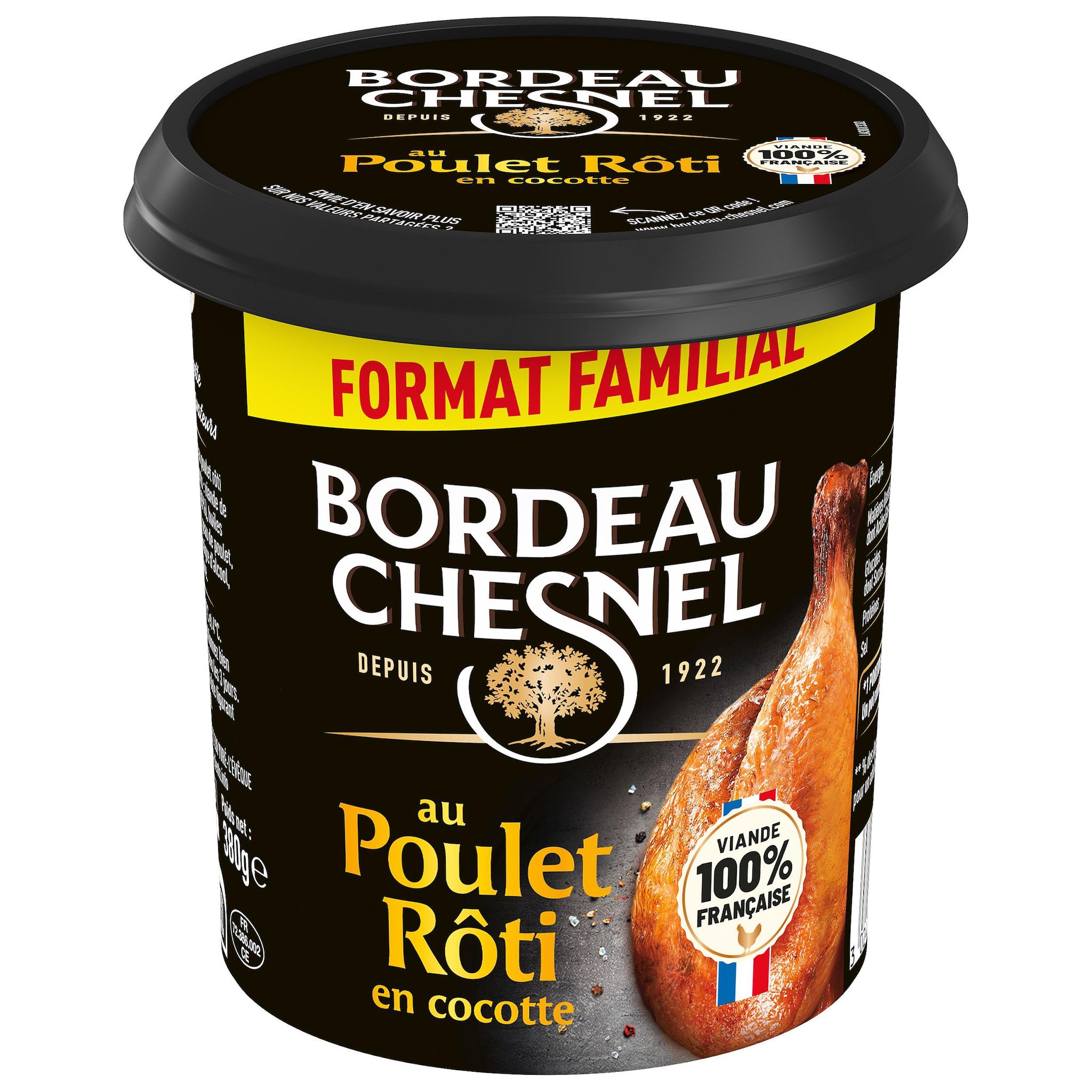 BORDEAU CHESNEL Spécialité charcutière au poulet rôti en cocotte 380g