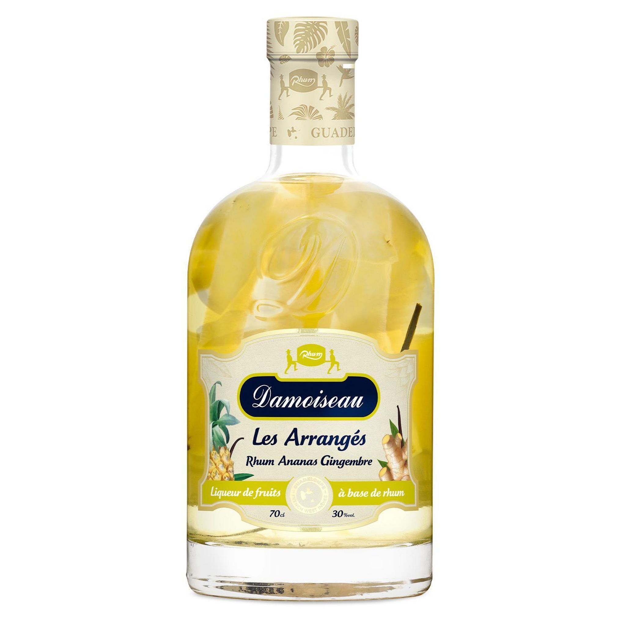 DAMOISEAU Les Arrangés ananas gingembre 30% 70cl